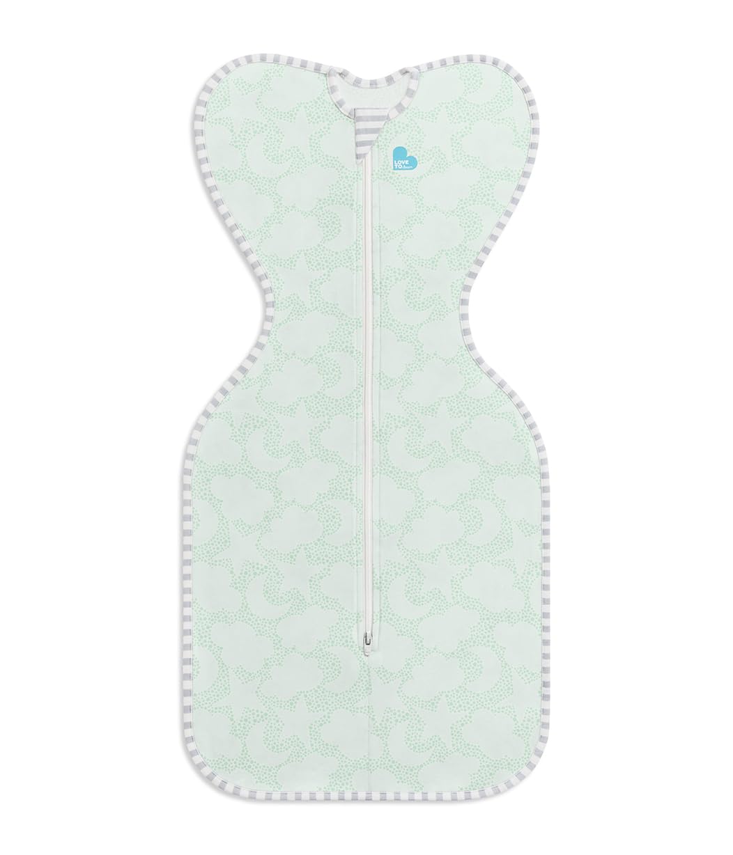 Love to Dream Swaddle UP, Baby Sleep Sack, Self-Soothing Swaddles for Newborns, Improves Sleep, Snug Fit Helps Calm Startle Reflex, New Born Essentials for Baby, 5-8.5 lbs, Sand Dollar