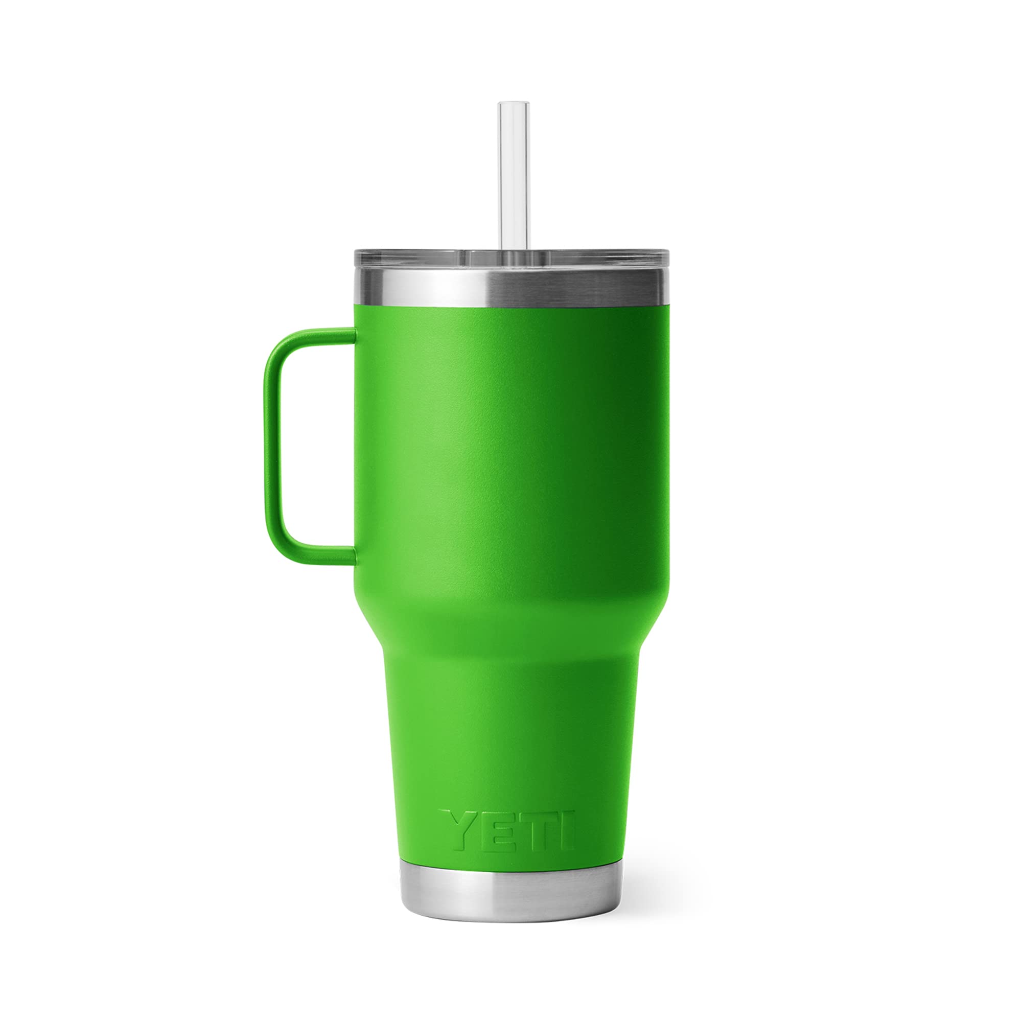 YETI Rambler Tumbler with Handle and Straw Lid, Vacuum Insulated Travel Mug, Stainless Steel