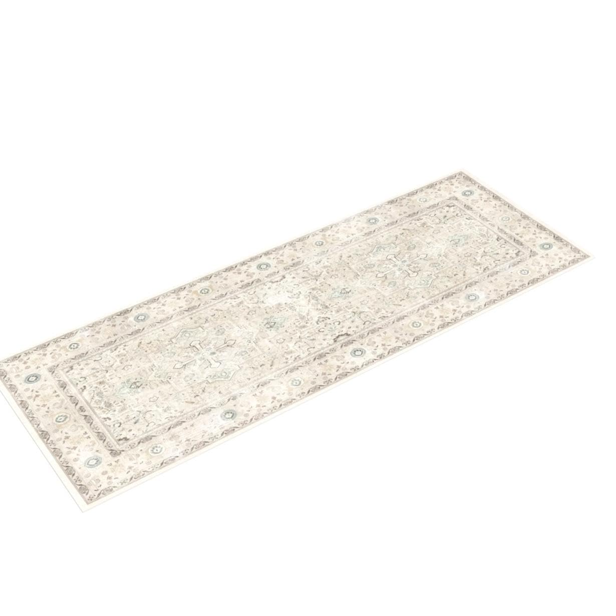 RUGGABLE Kamran Washable Rug - Perfect Vintage Area Rug for Living Room Bedroom Kitchen - Pet & Child Friendly - Stain & Water Resistant - Hazel 5&