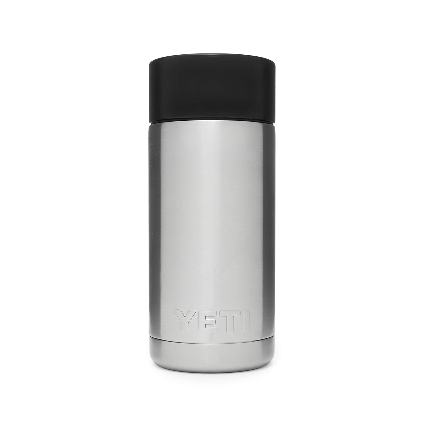 YETI Rambler 12 oz Bottle, Stainless Steel, Vacuum Insulated, with Hot Shot Cap