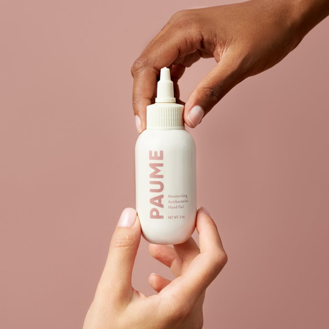 PAUME Antibacterial Gel 3oz | Silicon & Paraben Free, No Artificial Fragrances & Vegan (Travel Size)