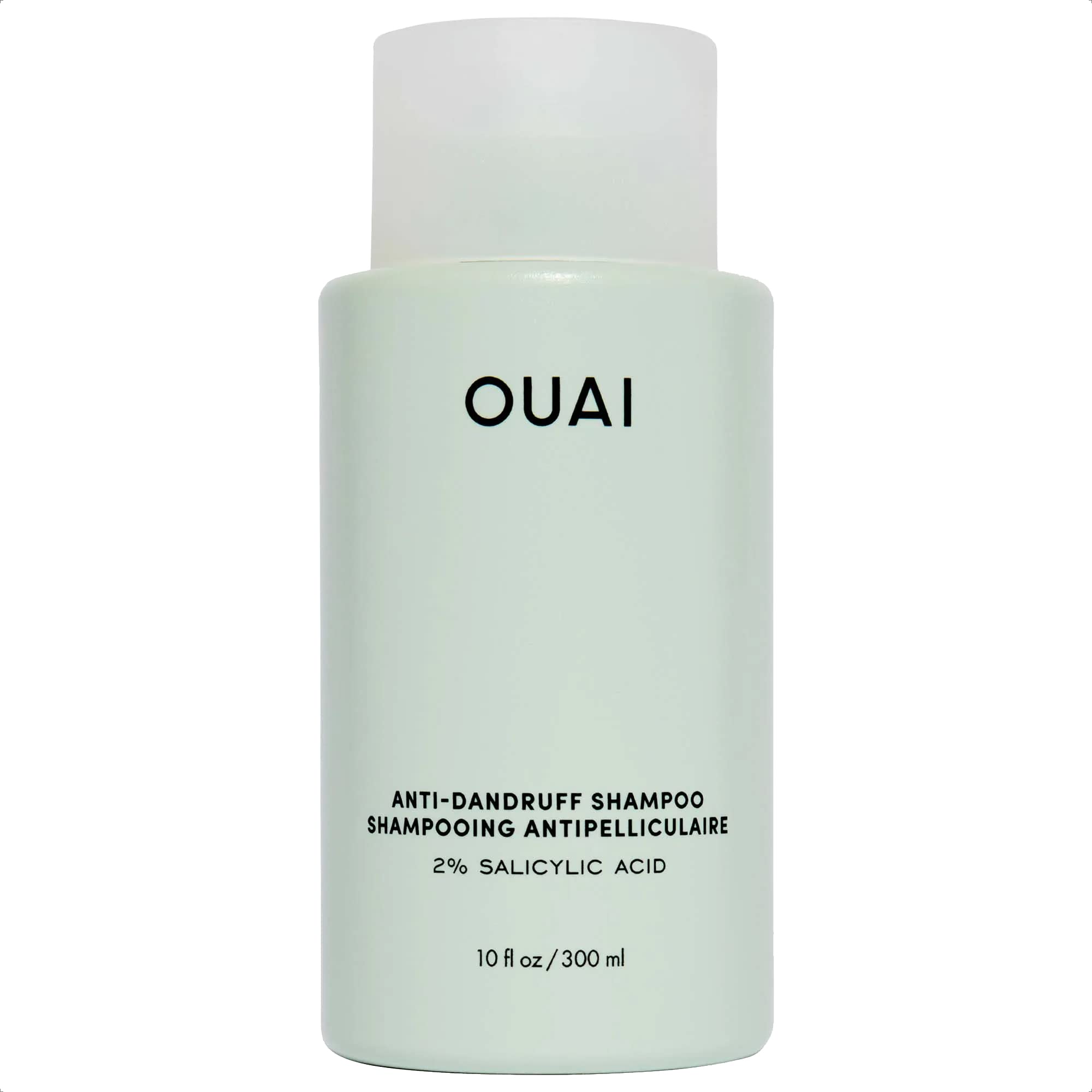 OUAI Anti Dandruff Shampoo - Soothing Salicylic Acid Shampoo for Flaky, Dry and Itchy Scalp - Reduces Itching, Redness and Irritation - Sulfate Free Scalp Care (10 Fl Oz)