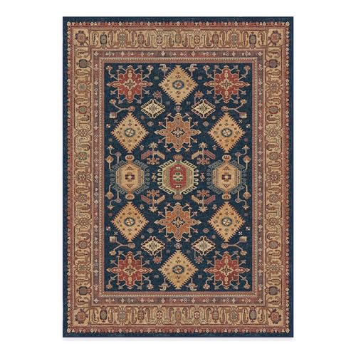 RUGGABLE – Cambria Ruby – Machine Washable Runner Rug – Pet & Child Friendly – Stain & Water Resistant – Non-Slip – 2.5&