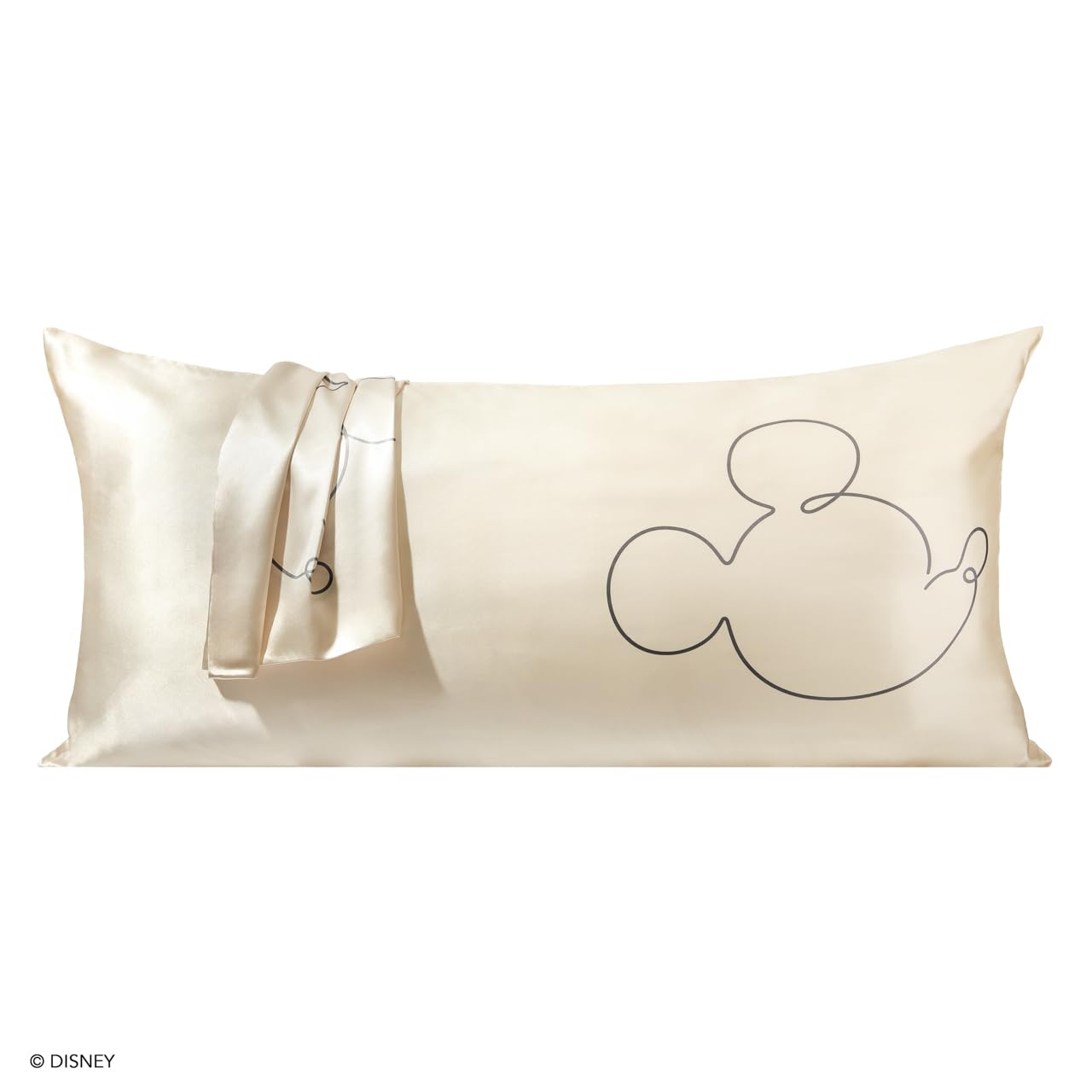 Kitsch Satin Pillowcase with Zipper for Hair & Skin, Softer Than Silk Pillow Cases Queen, Smooth Pillow Covers, Machine Washable, Wrinkle-Free, Cooling Satin Pillow Cases Standard Size 19"x26", Ivory