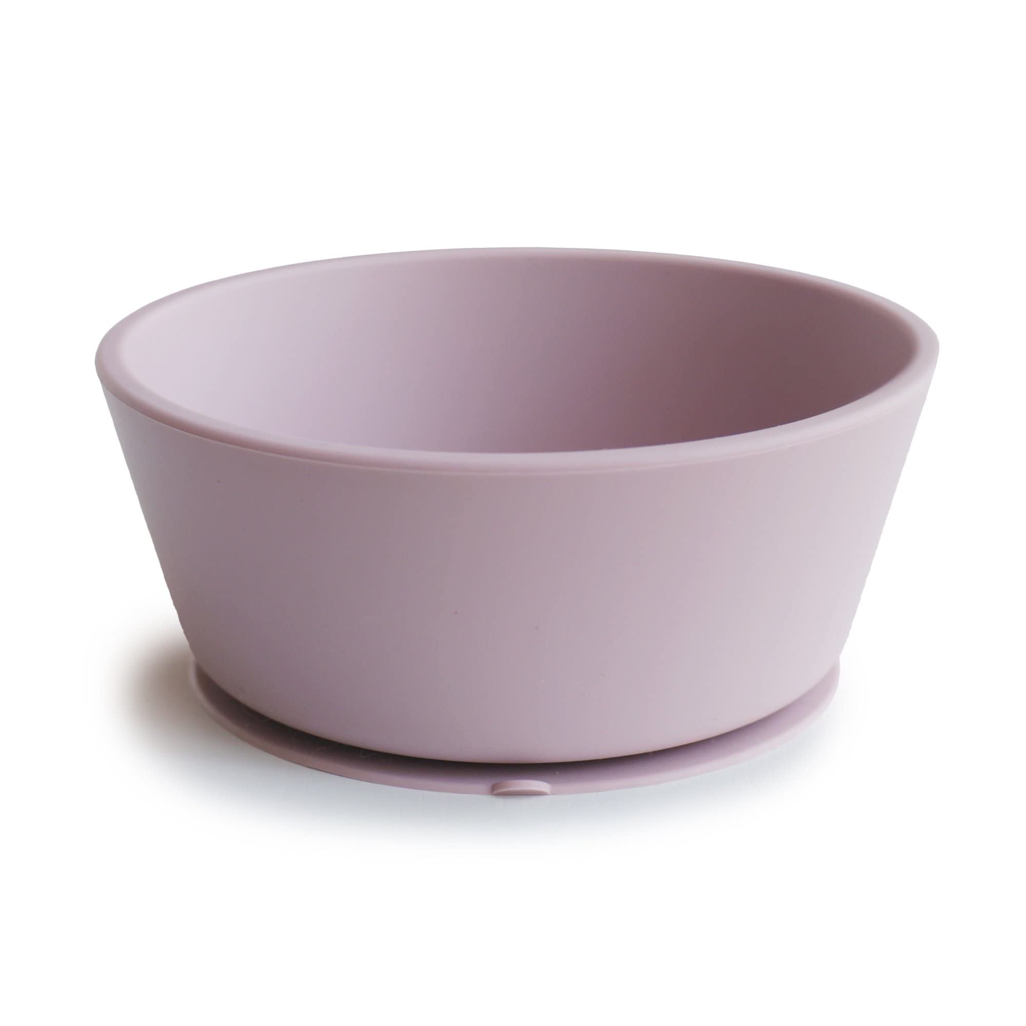 mushie Silicone Suction Bowl | BPA-Free Non-Slip Design (Ivory)
