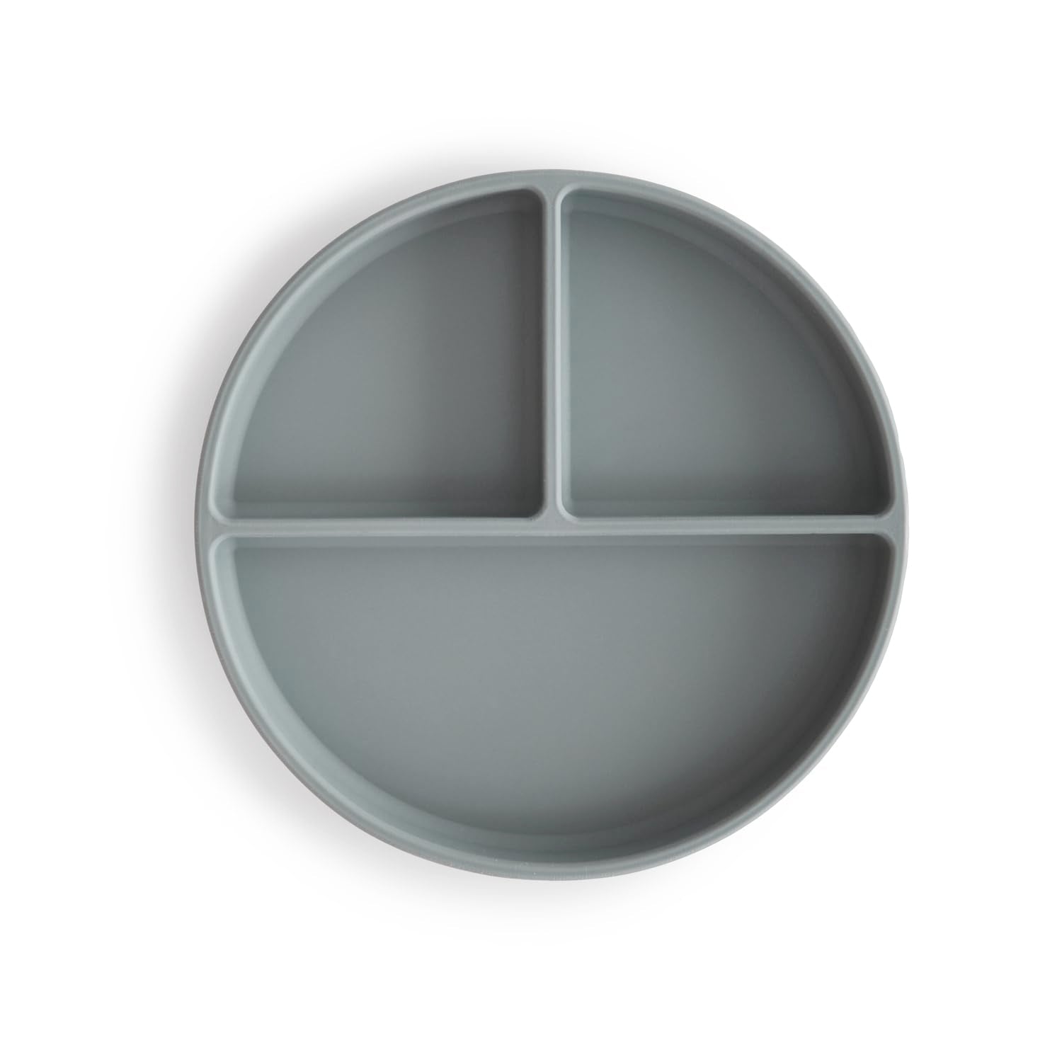 mushie Silicone Suction Plate | BPA-Free Non-Slip Design (Ivory)