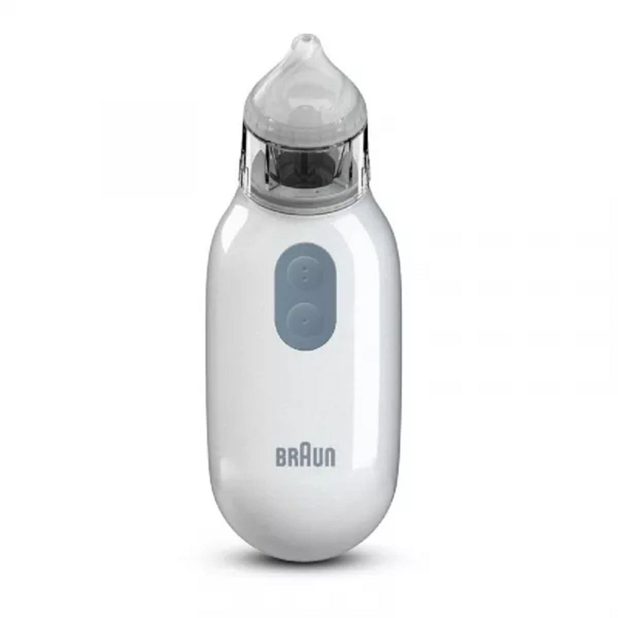 Braun Nasal aspirator 1 | Mucus Remover | Blocked Nose Relief | Electric Suction Power | Two Suction Levels | Newborn, Baby, and Child Friendly | Dishwasher Safe | BNA100EU