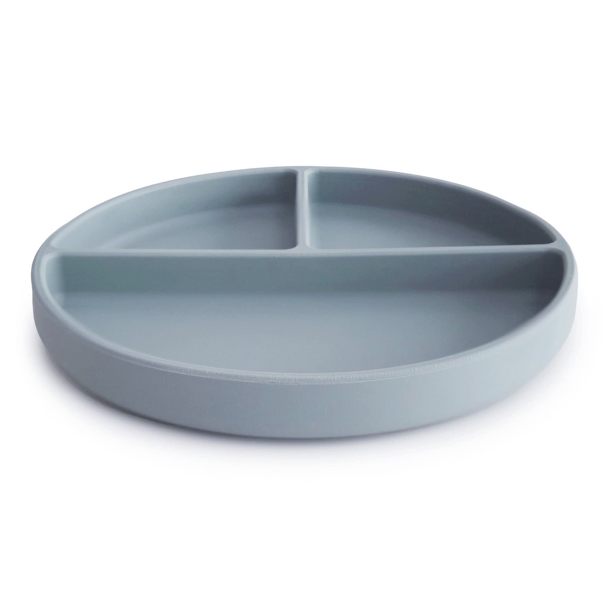 mushie Silicone Suction Plate | BPA-Free Non-Slip Design (Ivory)