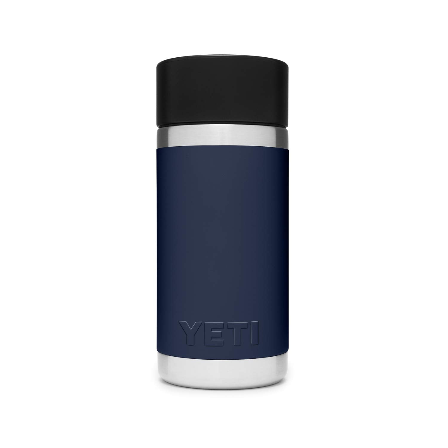 YETI Rambler 12 oz Bottle, Stainless Steel, Vacuum Insulated, with Hot Shot Cap