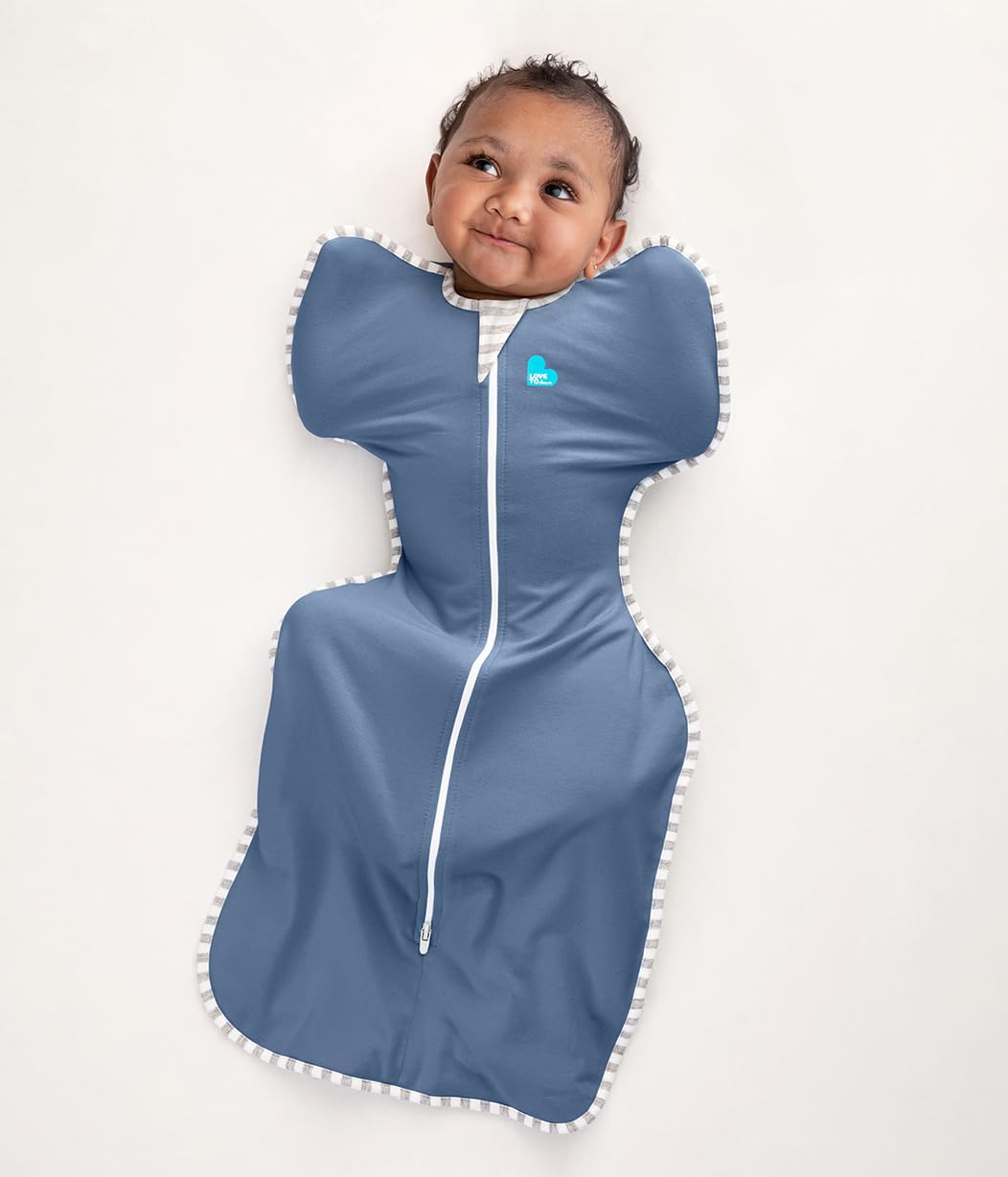 Love to Dream Swaddle UP, Baby Sleep Sack, Self-Soothing Swaddles for Newborns, Improves Sleep, Snug Fit Helps Calm Startle Reflex, New Born Essentials for Baby, 5-8.5 lbs, Sand Dollar