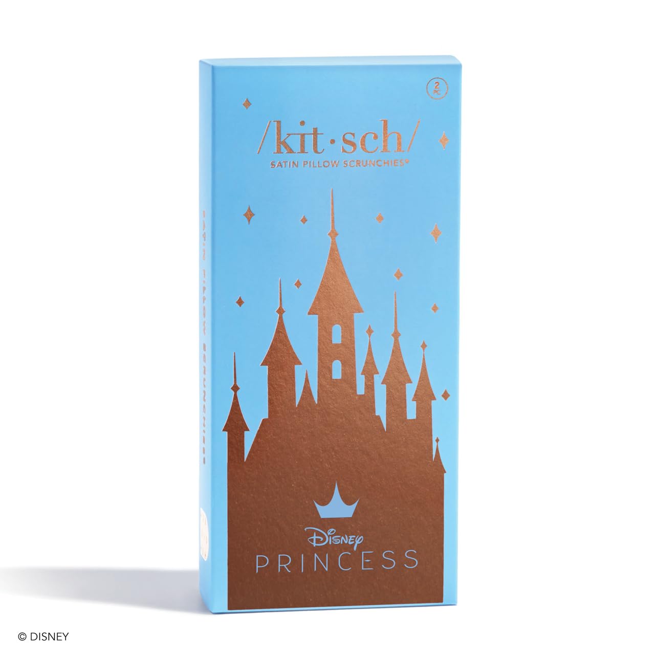 Kitsch 5 Count Velvet Hair Scrunchies for Women - Hair Ties for Thick Hair, Girls, Women, Cute Scrunchies, Soft Hair Accessories, Blush/Mauve