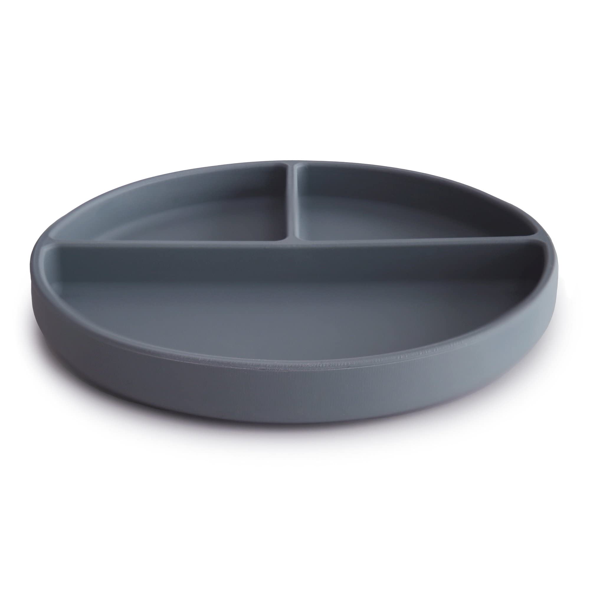 mushie Silicone Suction Plate | BPA-Free Non-Slip Design (Ivory)