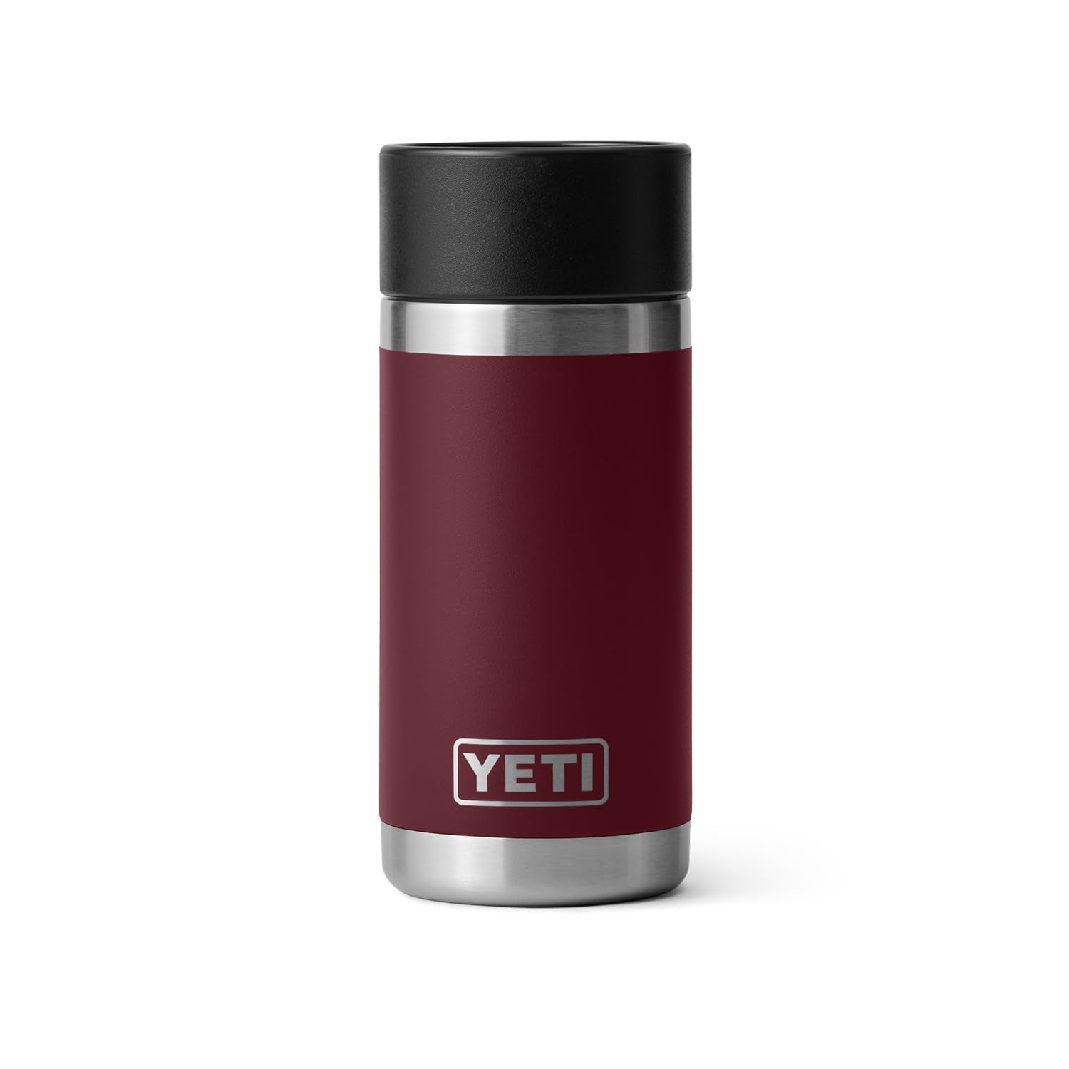 YETI Rambler 12 oz Bottle, Stainless Steel, Vacuum Insulated, with Hot Shot Cap