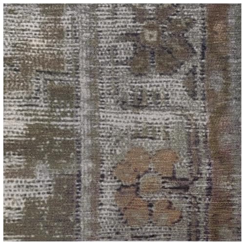 RUGGABLE Zinnia Runner Rug - Perfect Boho Washable Rug for Entryway Hallway Kitchen - Pet & Child Friendly - Stain & Water Resistant - Grey 2.5&