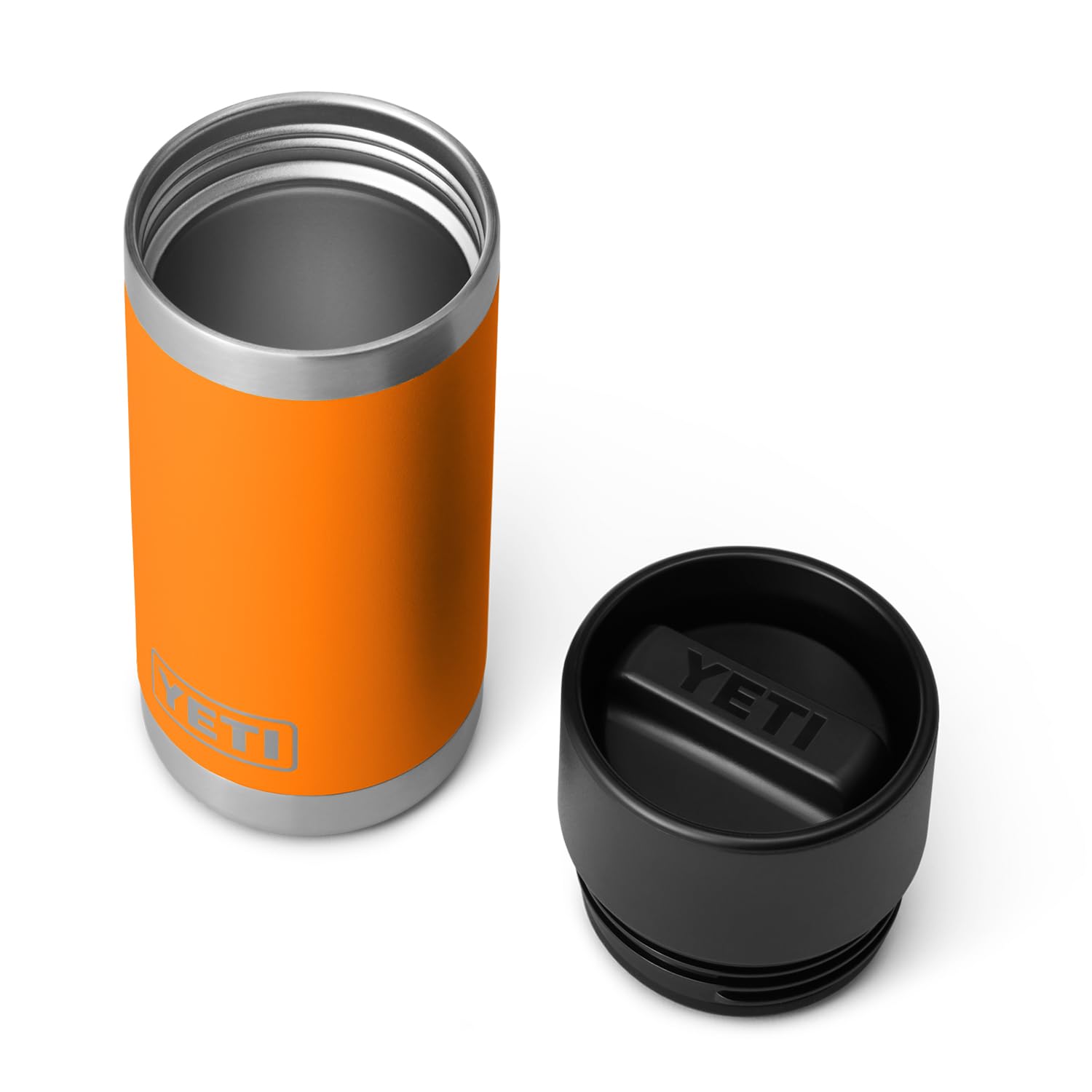 YETI Rambler 12 oz Bottle, Stainless Steel, Vacuum Insulated, with Hot Shot Cap