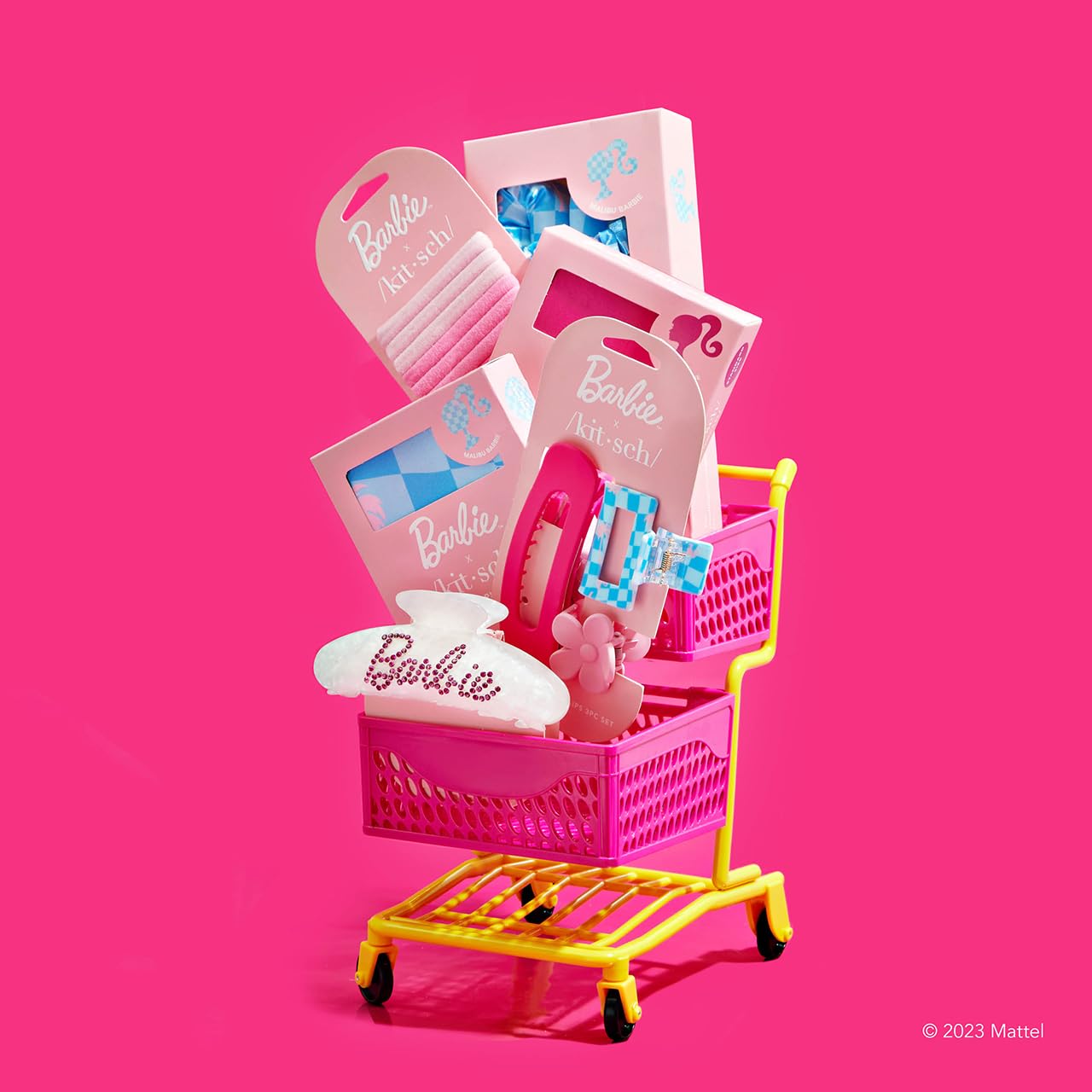 Kitsch Satin Heatless Curling Set for No-Heat Soft Curls | Overnight Hair Curlers & Curling Rod Headband, Frizz-Free Styling | Gentle Rollers for All Hair Types - 1 Pack (Charcoal)