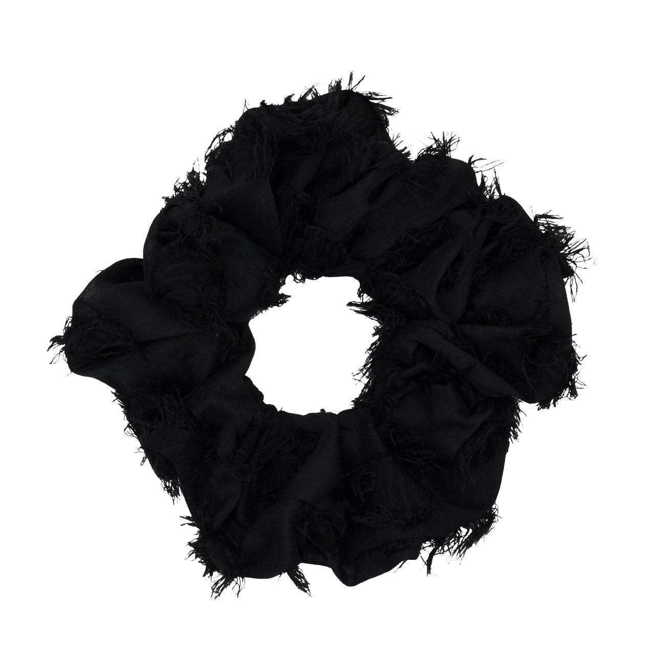 Kitsch 5 Count Velvet Hair Scrunchies for Women - Hair Ties for Thick Hair, Girls, Women, Cute Scrunchies, Soft Hair Accessories, Blush/Mauve