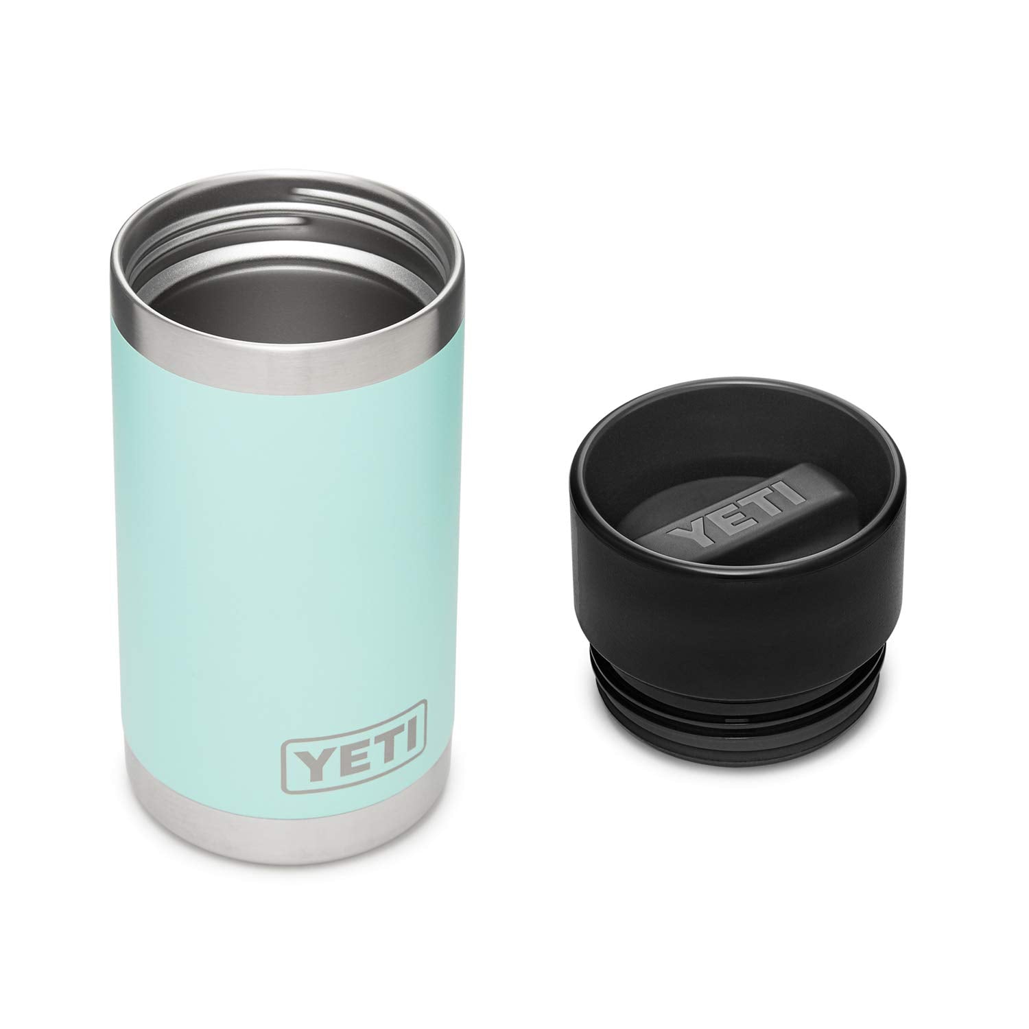 YETI Rambler 12 oz Bottle, Stainless Steel, Vacuum Insulated, with Hot Shot Cap