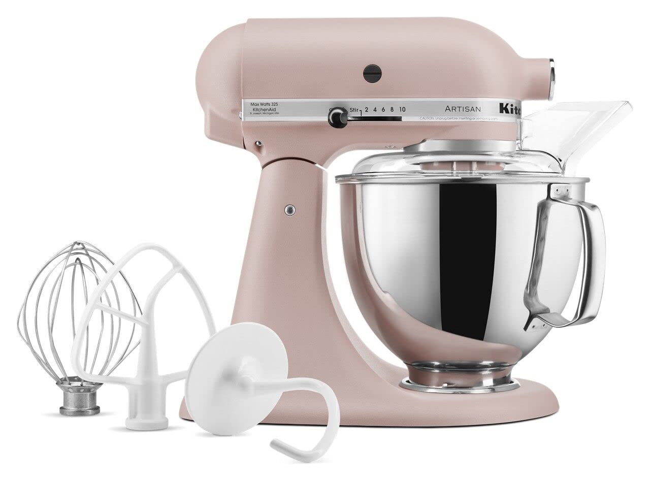 KitchenAid Artisan Series 5-Quart Tilt-Head Stand Mixer, Almond Cream, KSM150PSAC