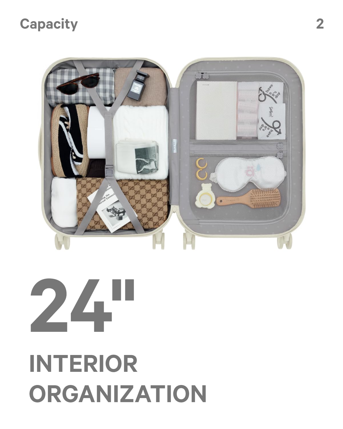 artrips Luggage with 8 Spinner Wheels,Lightweight Hardside Suitcase with Cover Protector,PC Hardshell Luggage,Travel Suitcase with Bread Design,TSA Lock,20/24/28inch