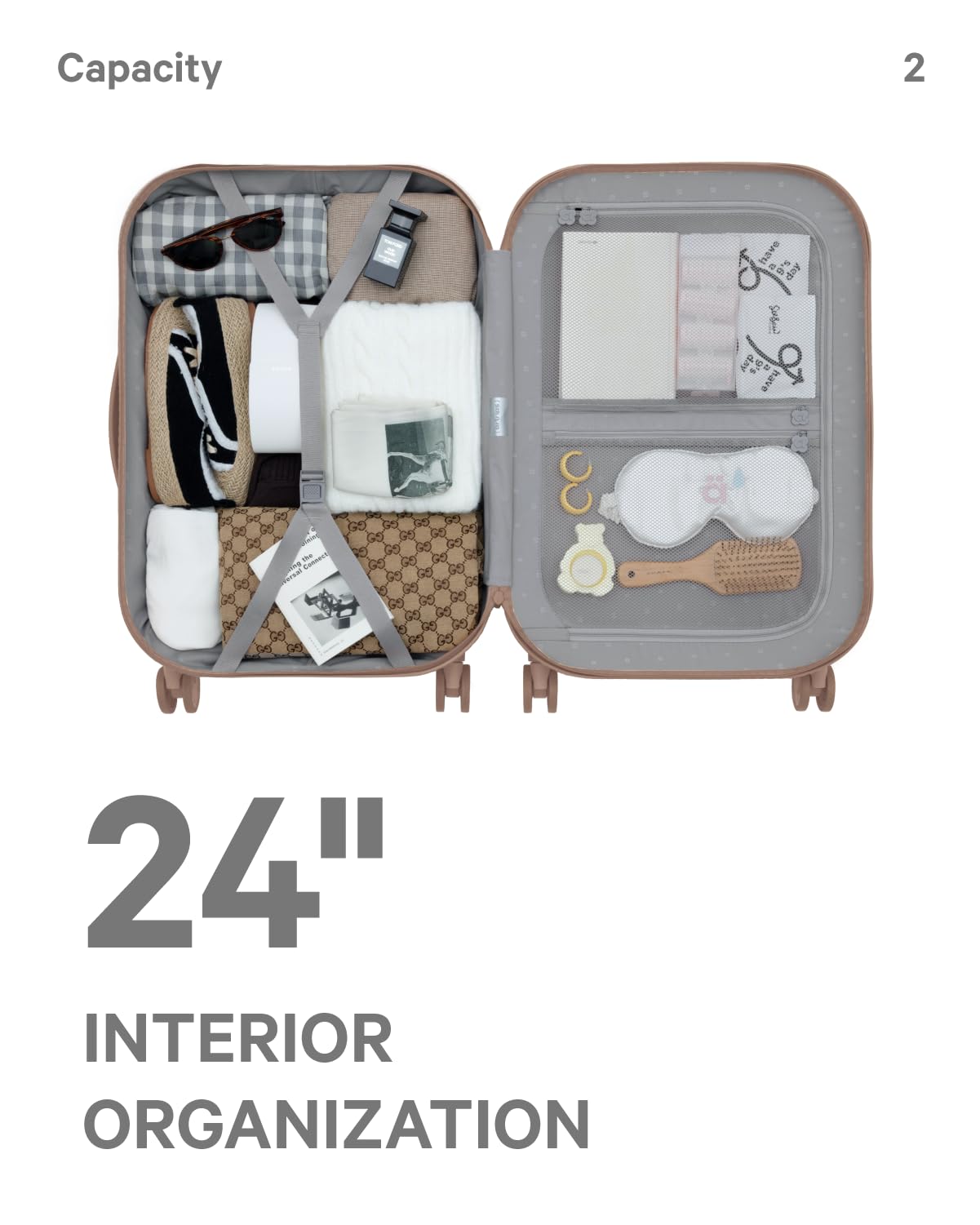 artrips Luggage with 8 Spinner Wheels,Lightweight Hardside Suitcase with Cover Protector,PC Hardshell Luggage,Travel Suitcase with Bread Design,TSA Lock,20/24/28inch