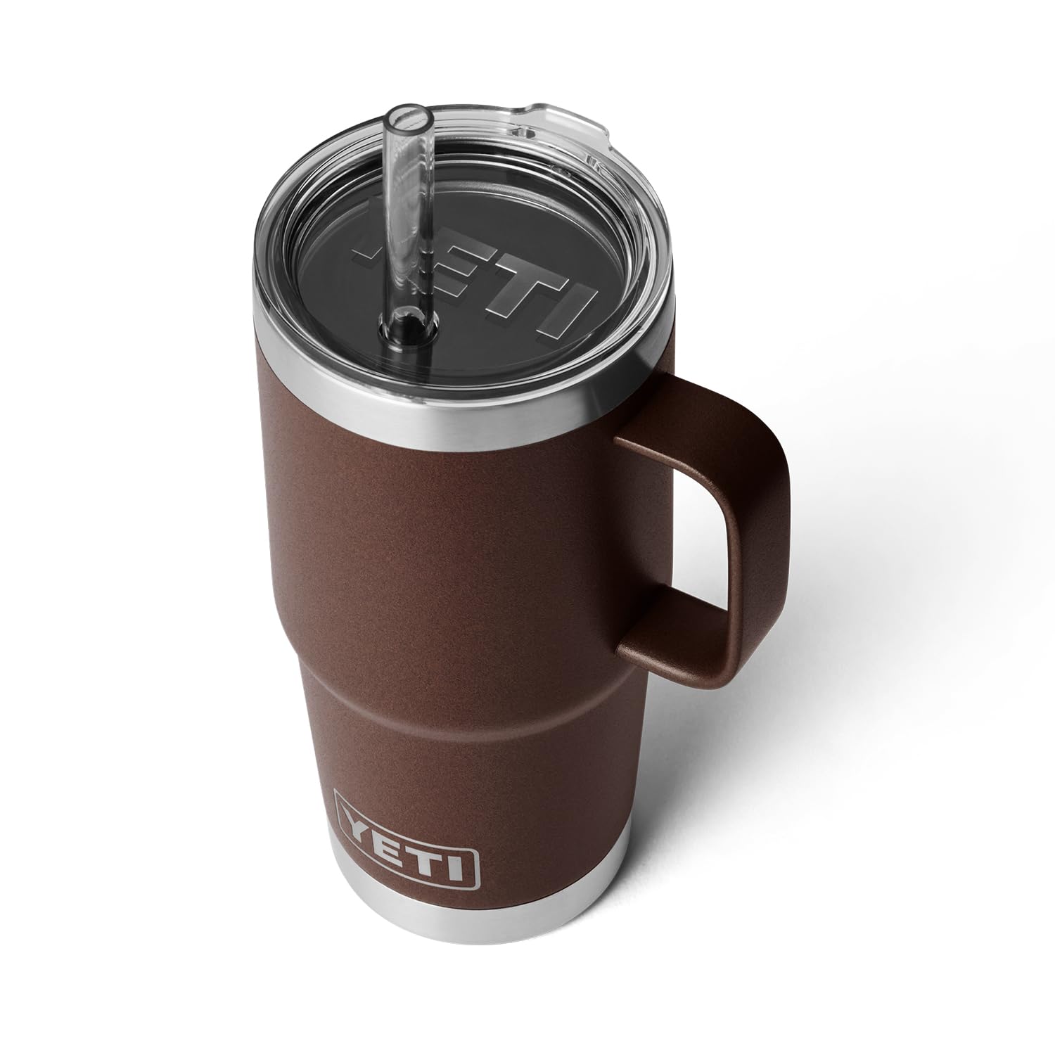 YETI Rambler Tumbler with Handle and Straw Lid, Vacuum Insulated Travel Mug, Stainless Steel