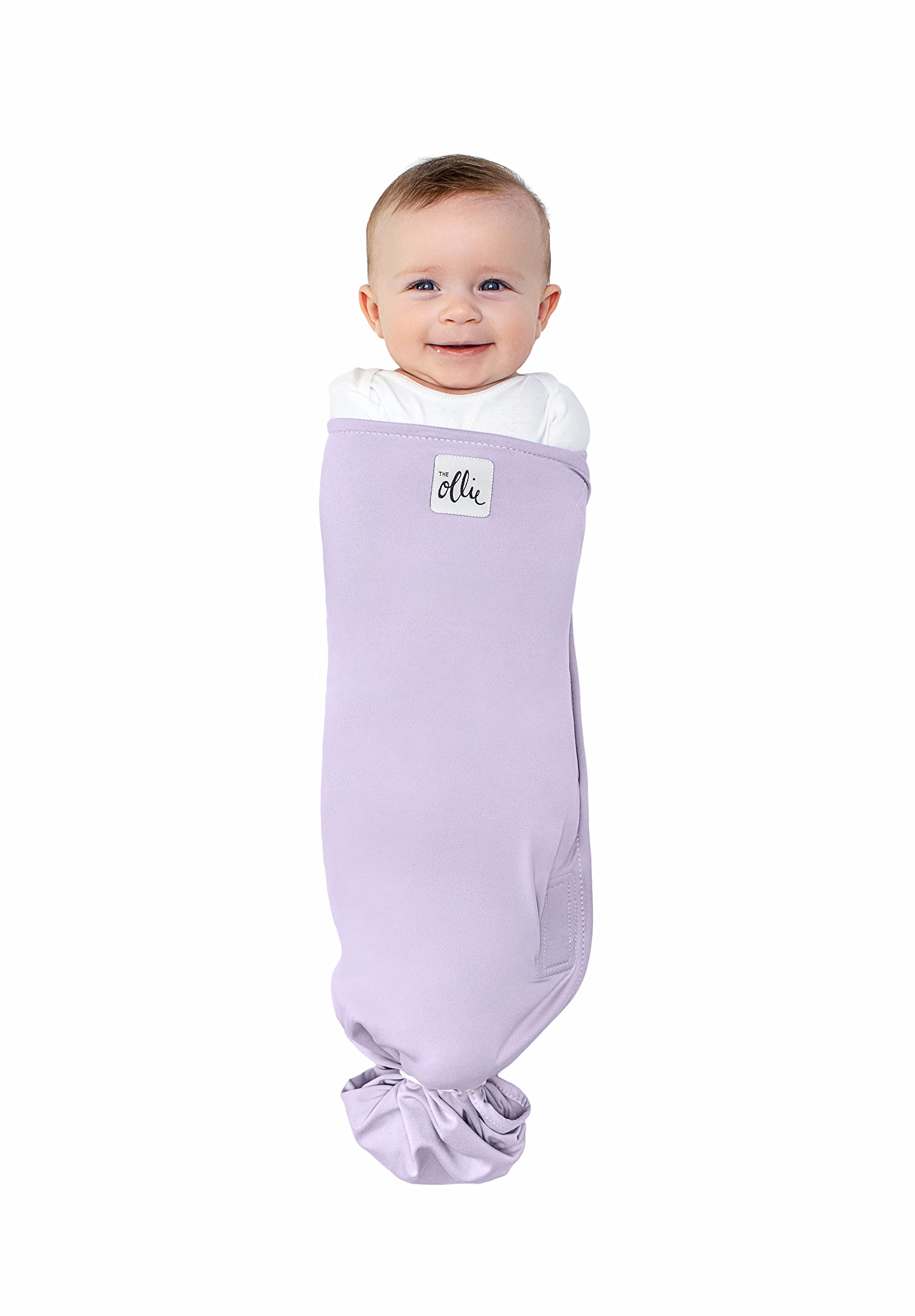 The Ollie Swaddle - Helps to Reduce The Moro (Startle) Reflex - Made from a Custom Designed Moisture-Wicking Material (Sky)