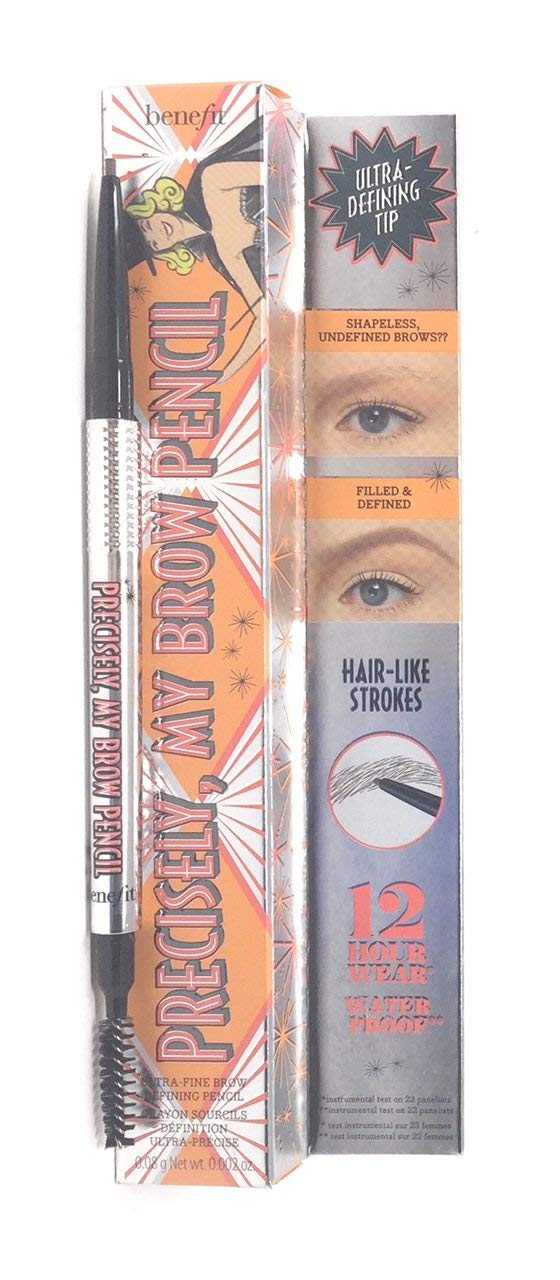 Benefit Precisely My Brow Pencil Ultra Fine Brow Defining, No. 4, Medium, 0.002 Ounce