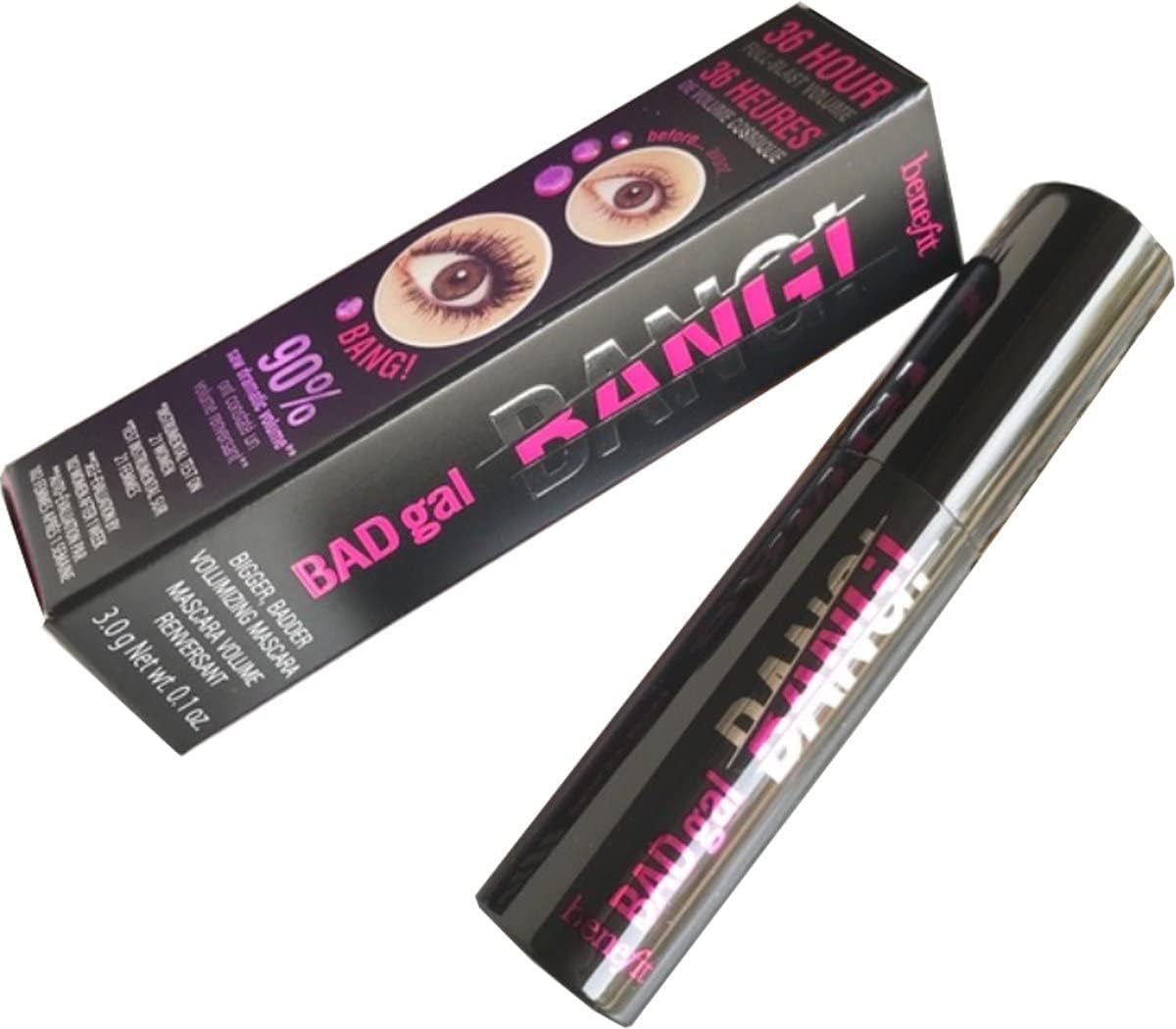 Benefit Bad Gal Bang Volumizing Mascara, Regular Size, 0.3 Fl Oz, Black