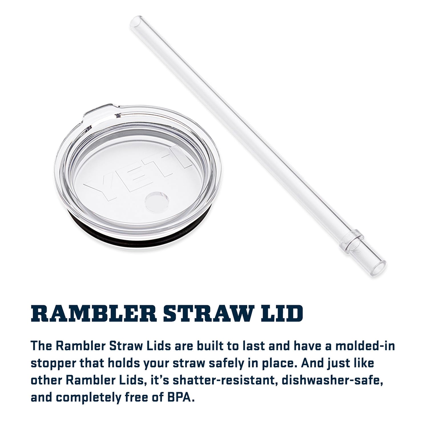 YETI Rambler Tumbler with Handle and Straw Lid, Vacuum Insulated Travel Mug, Stainless Steel