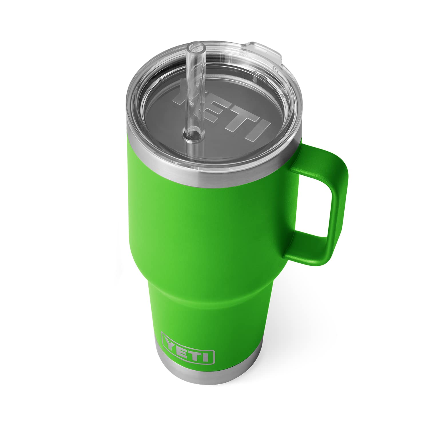 YETI Rambler Tumbler with Handle and Straw Lid, Vacuum Insulated Travel Mug, Stainless Steel