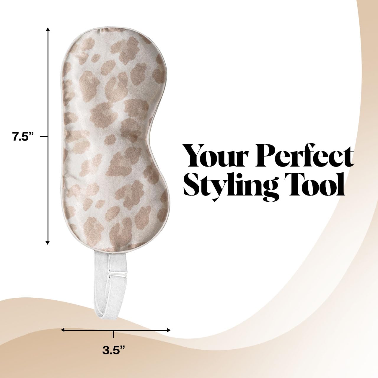 Kitsch Blackout Satin Sleep Mask, Softer Than Real Mulberry Silk Eye Cover, Soft Pressure Free Shade Blindfold for Puffy Eyes with Adjustable Straps, Weighted Eye Mask for Sleeping Women Men, Charcoal