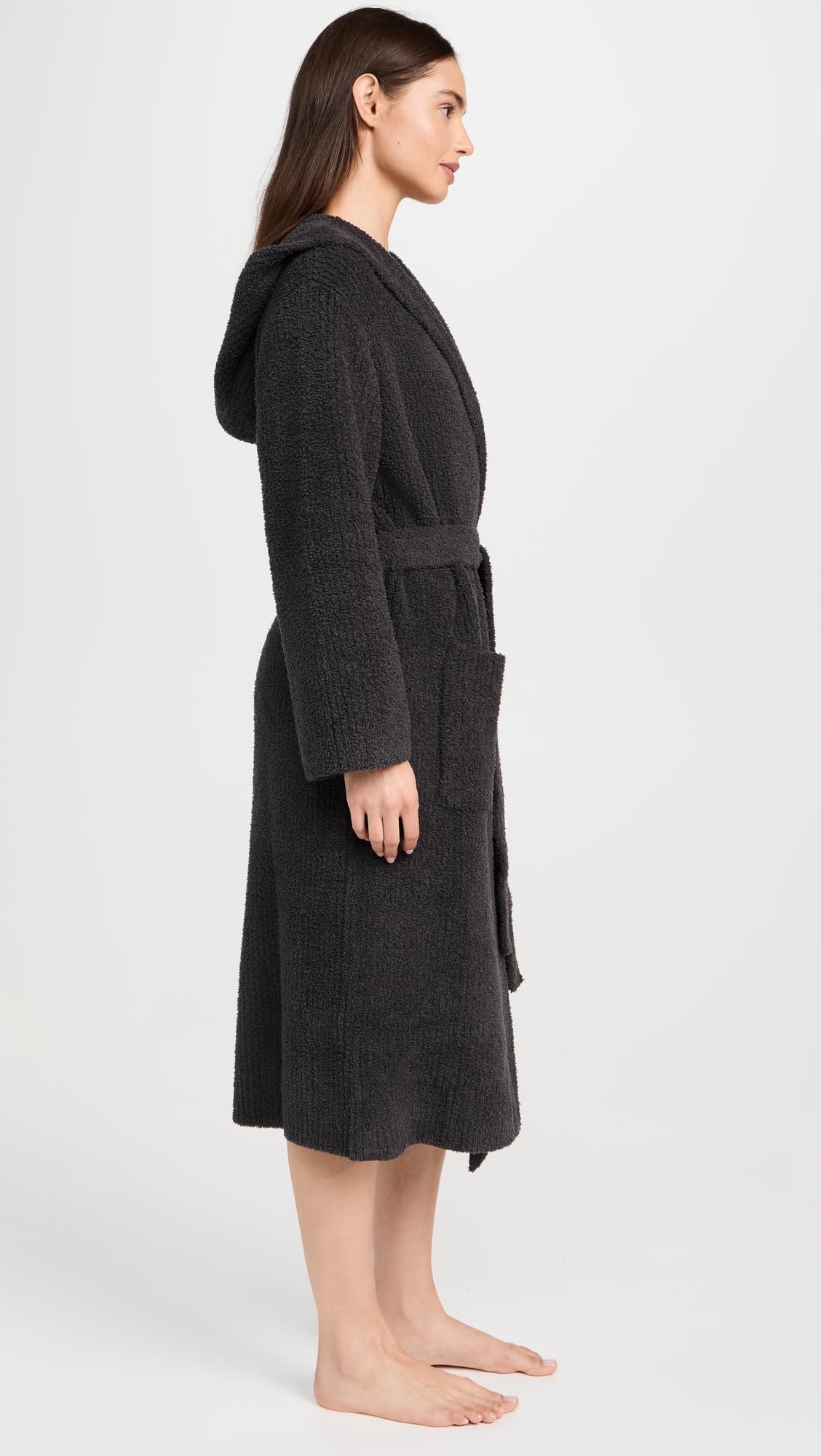 Barefoot Dreams CozyChic Ribbed Hooded Robe