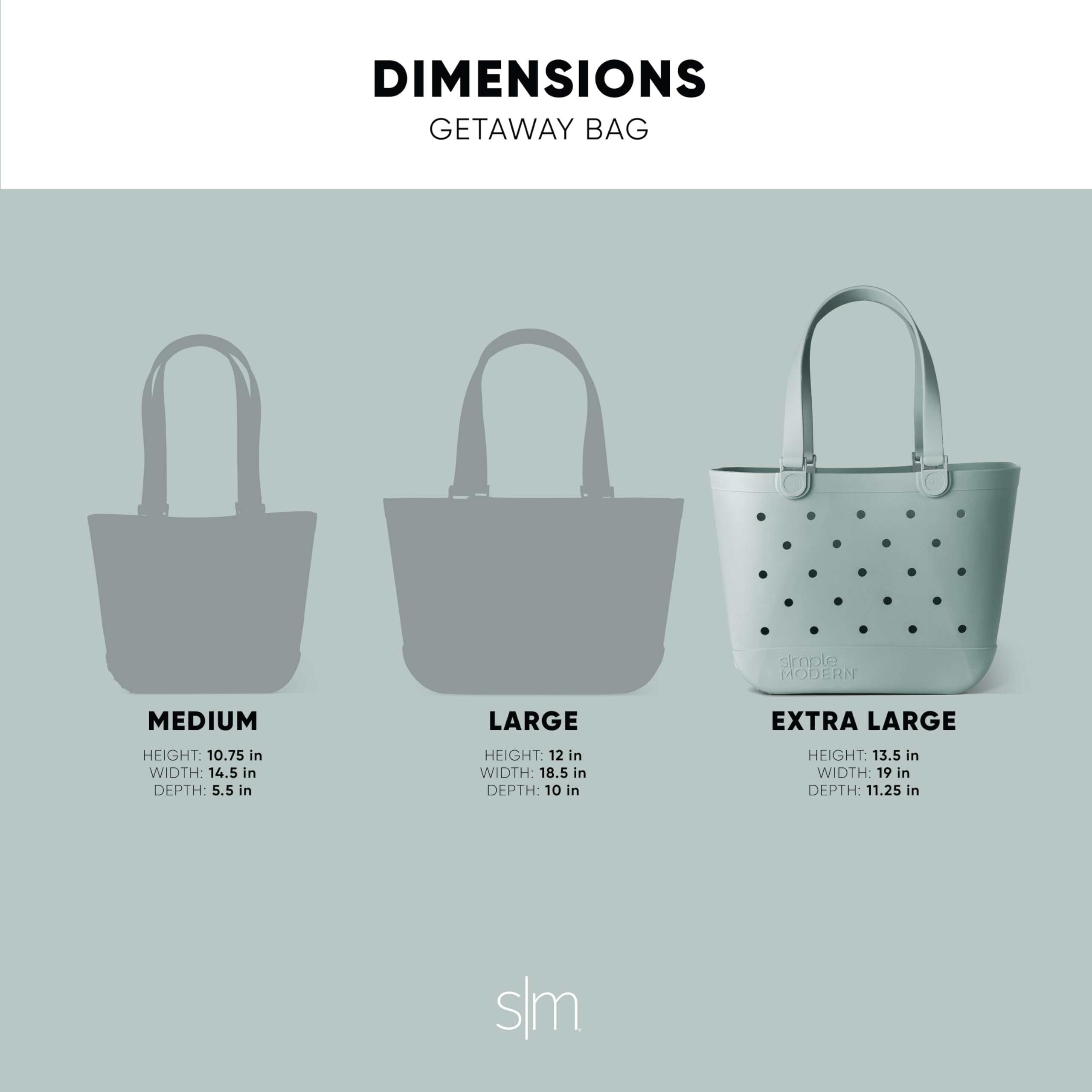 Simple Modern Beach Bag Rubber Tote | Waterproof Medium Tote Bag with Zipper Pocket for Pool, Groceries, Sports | Gifts For Women | Getaway Bag Collection | Almond Birch