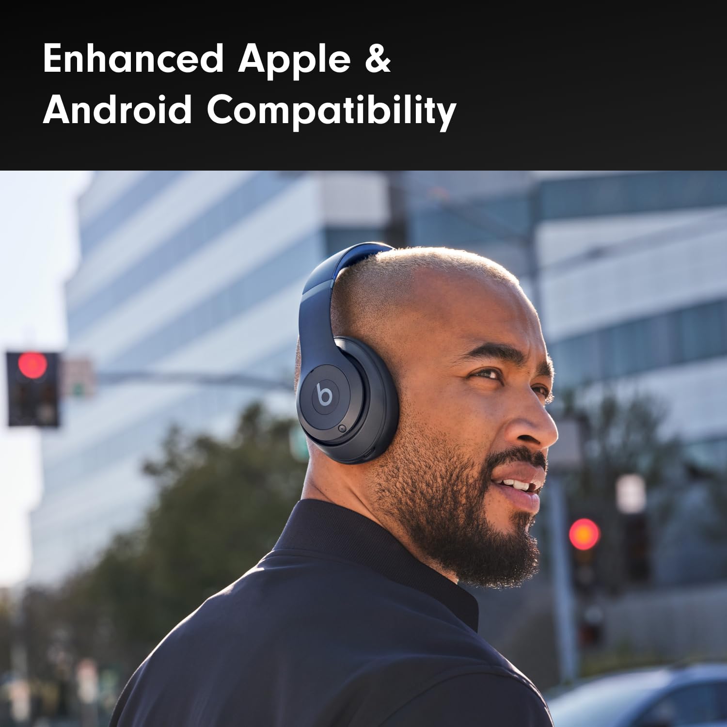 Beats Studio Pro - Wireless Bluetooth Noise Cancelling Headphones - Personalized Spatial Audio, USB-C Lossless Audio, Apple & Android Compatibility, Up to 40 Hours Battery Life - Matte White