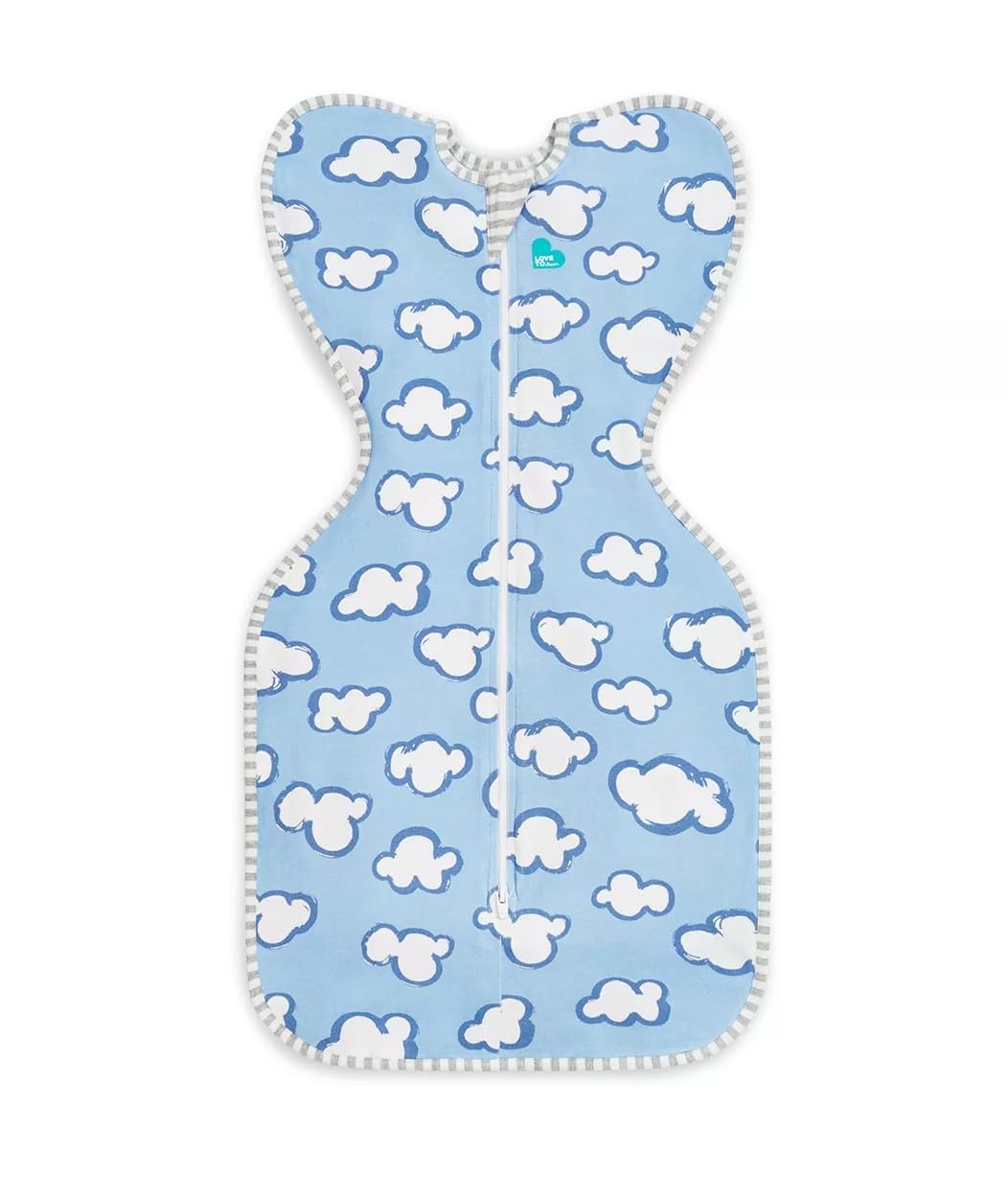 Love to Dream Swaddle UP, Baby Sleep Sack, Self-Soothing Swaddles for Newborns, Improves Sleep, Snug Fit Helps Calm Startle Reflex, New Born Essentials for Baby, 5-8.5 lbs, Sand Dollar