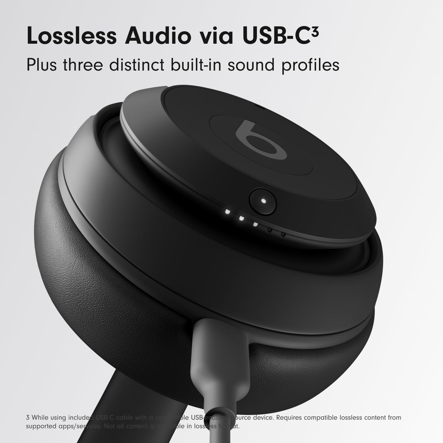 Beats Studio Pro - Wireless Bluetooth Noise Cancelling Headphones - Personalized Spatial Audio, USB-C Lossless Audio, Apple & Android Compatibility, Up to 40 Hours Battery Life - Matte White