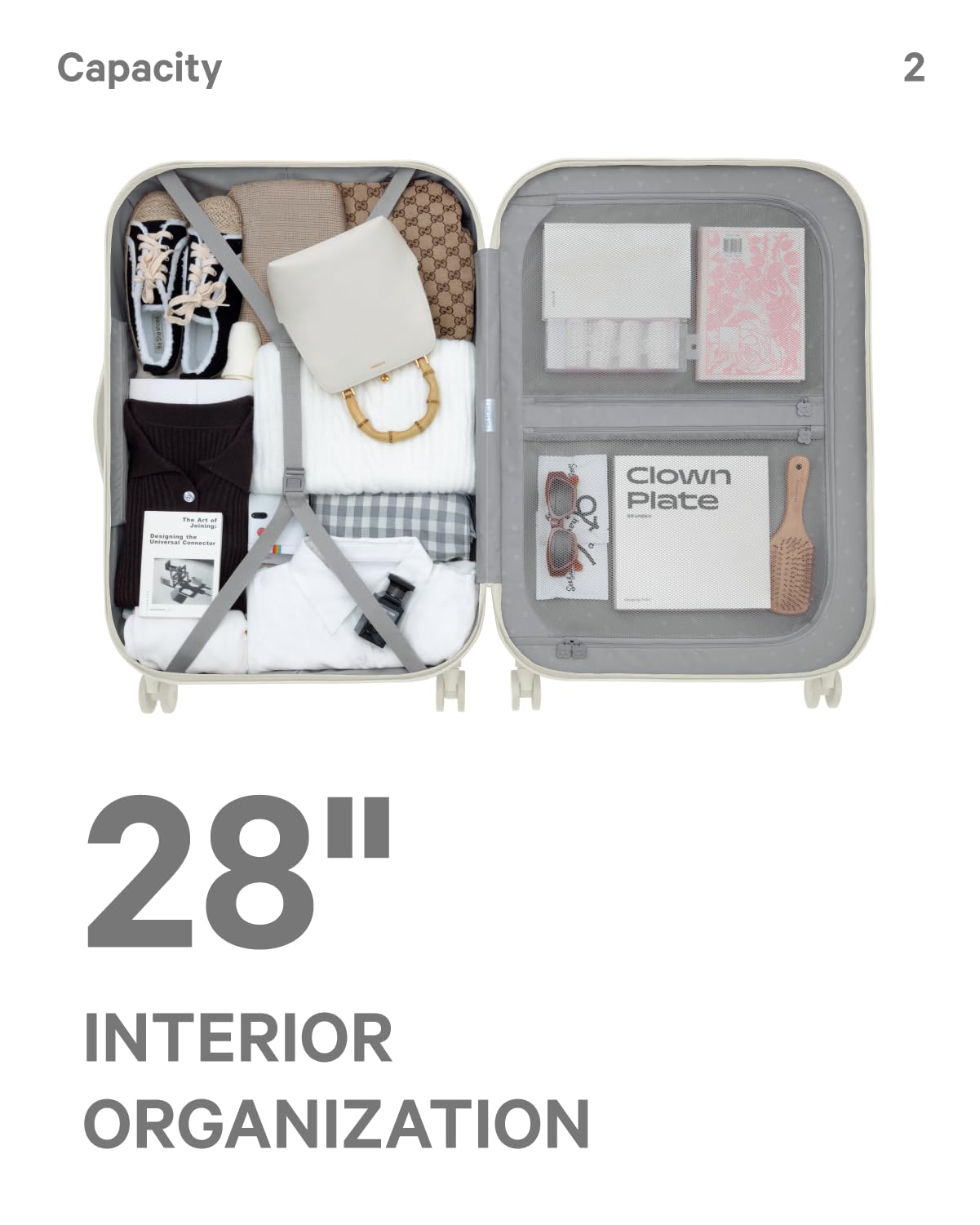 artrips Luggage with 8 Spinner Wheels,Lightweight Hardside Suitcase with Cover Protector,PC Hardshell Luggage,Travel Suitcase with Bread Design,TSA Lock,20/24/28inch