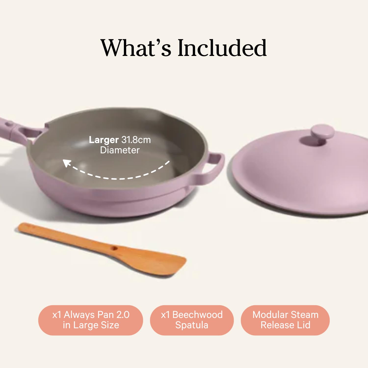 Our Place Always Pan 2.0-10.5-Inch Nonstick, Toxin-Free Ceramic Cookware | Versatile Frying Pan, Skillet, Saute Pan | Stainless Steel Handle | Oven Safe | Lightweight Aluminum Body | Steam