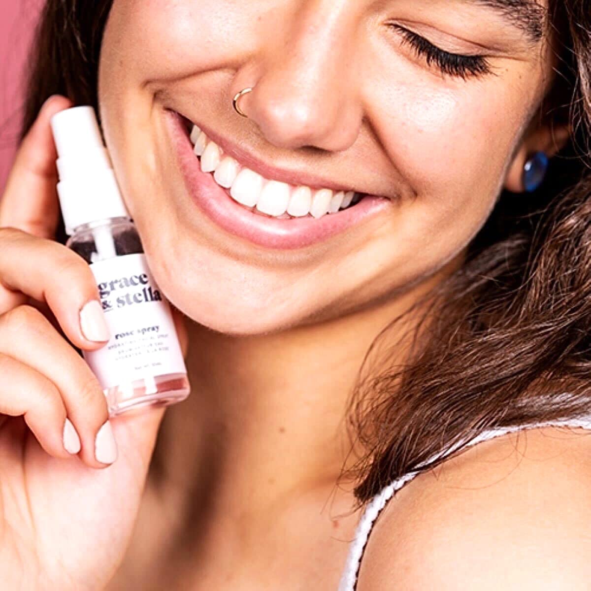 grace & stella Award Winning Rose Water Facial Spray (240ml) - Vegan