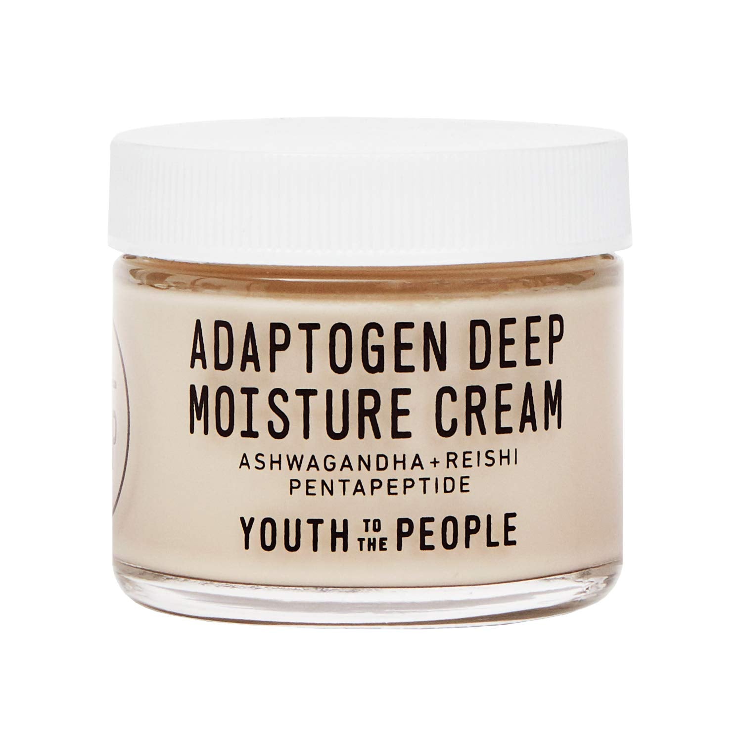 YTTP Adaptogen Hydrating Face Cream & Peptide Moisturizer for Sensitive Skin - Anti Aging Facial Cream for Dryness, Redness, Fine Lines & Wrinkles - Vegan Skin Care for Women & Men (2oz)