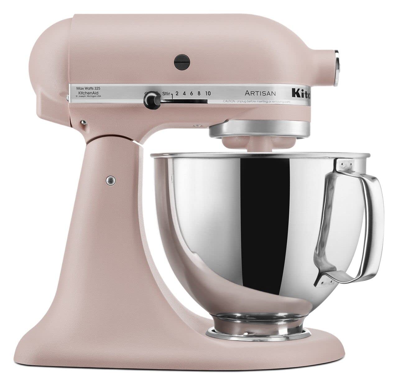 KitchenAid Artisan Series 5-Quart Tilt-Head Stand Mixer, Almond Cream, KSM150PSAC