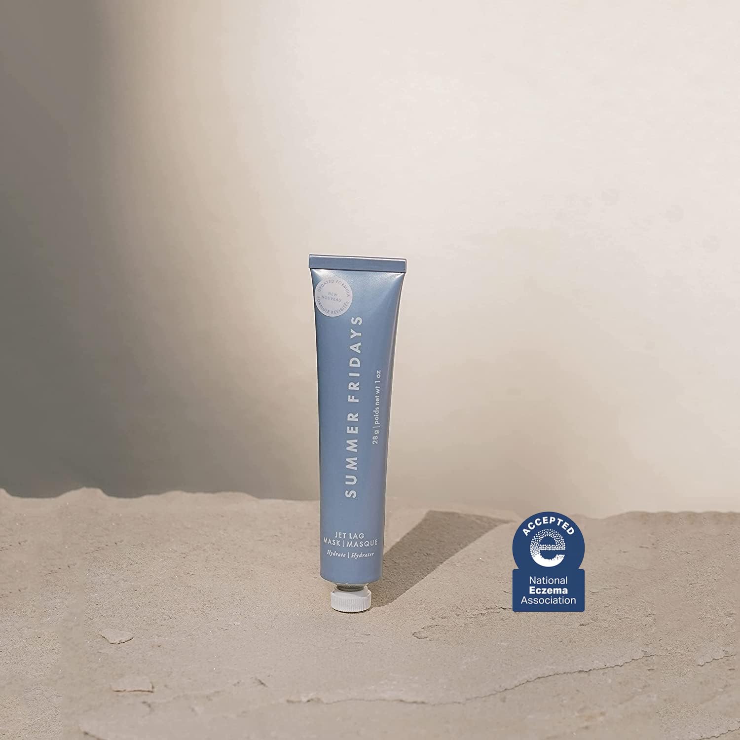 Summer Fridays Jet Lag Mask Mini - Hydrating Face Mask + Moisturizer - Made with Hyaluronic Acid, Niacinamide, Glycerin + Antioxidants - Helps Nourish Skin for a Renewed + Radiant Complexion (1 Oz)