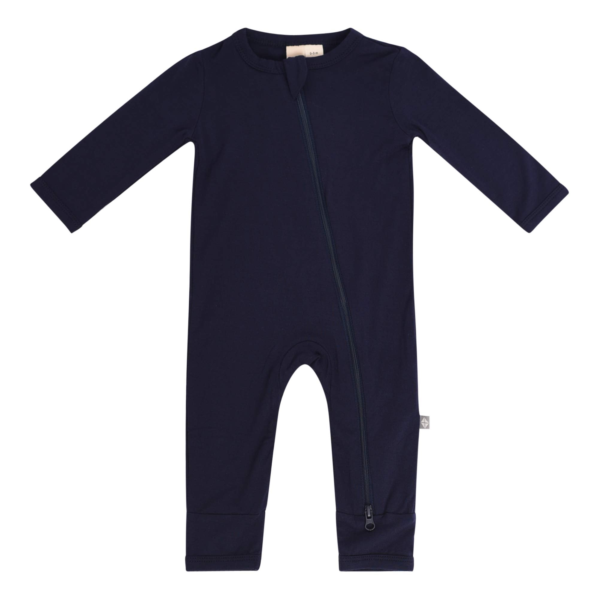 KYTE BABY Zippered Rompers, Unisex, Rayon Made from Bamboo (0-24 Months