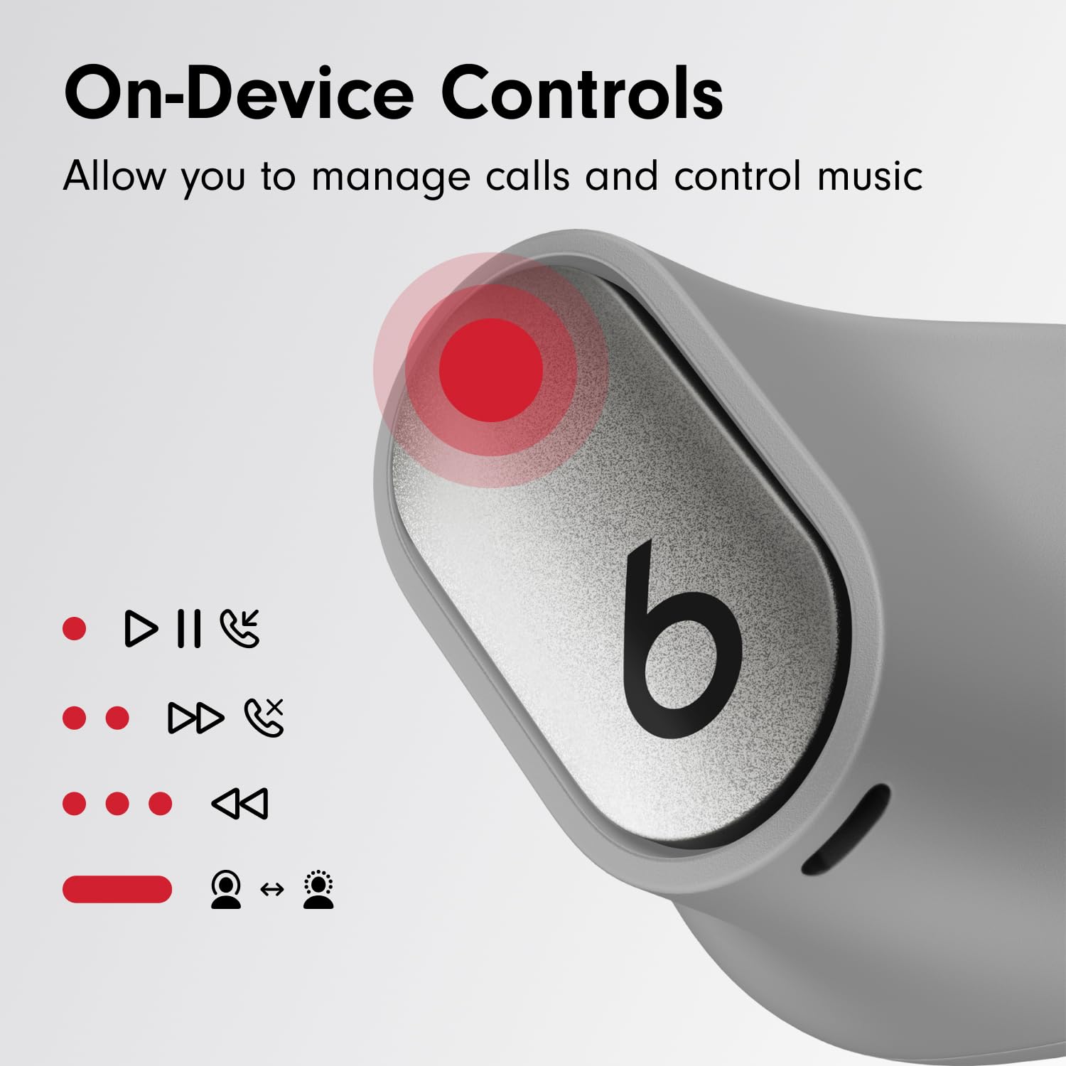 Beats Studio Buds + | True Wireless Noise Cancelling Earbuds, Enhanced Apple & Android Compatibility, Built-in Microphone, Sweat Resistant Bluetooth Headphones, Spatial Audio - Ivory