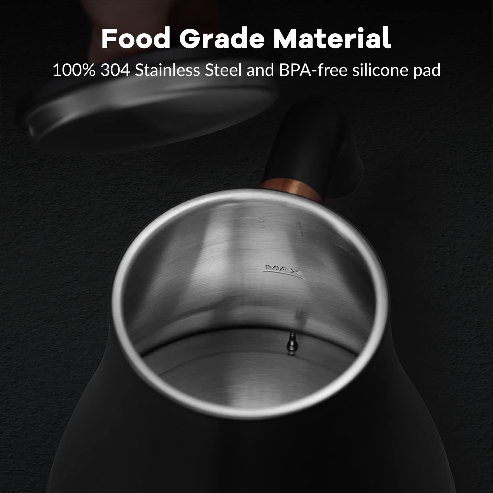 Mecity Electric Gooseneck Kettle With Keep Warm Function & LCD Display Automatic Shut Off Coffee Kettle Temperature Control Pour Over Kettle 1200 Watt, 0.8L, 120V, Off White