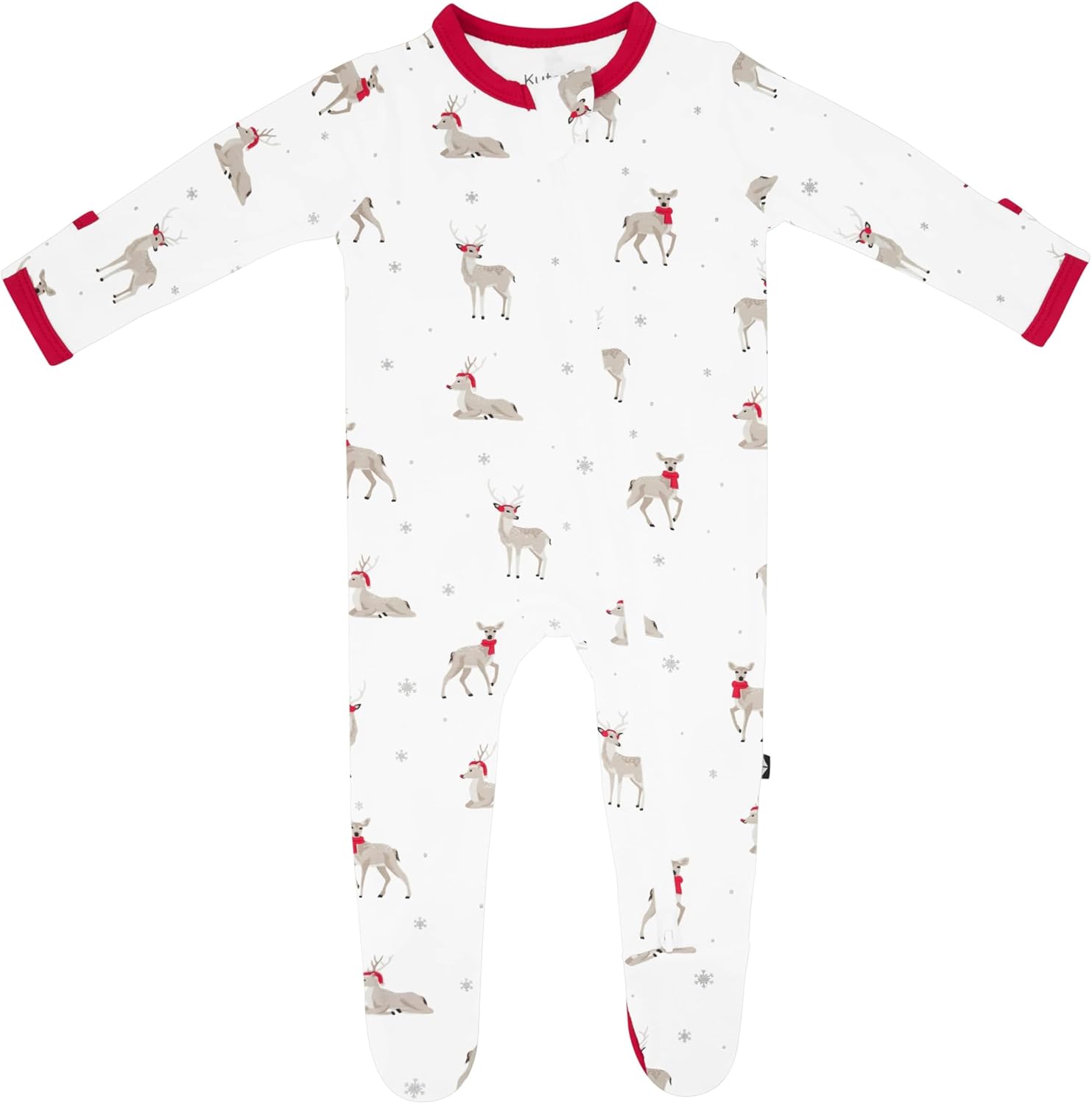 KYTE BABY Unisex Zipper Closure Footies, Rayon Made From Bamboo, 0-24 Months