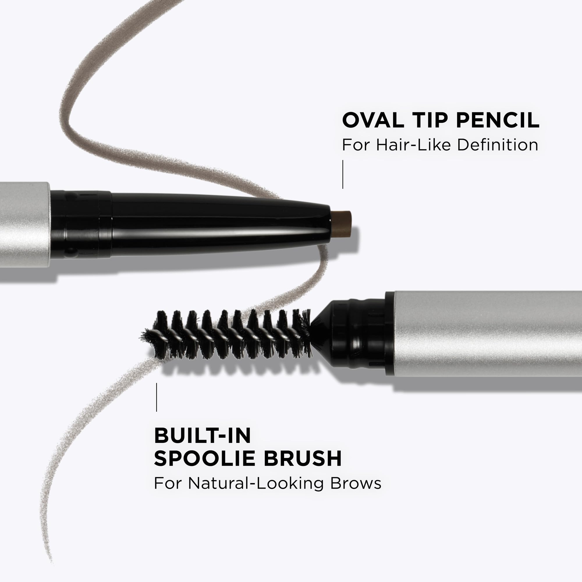 IT Cosmetics Brow Power Eyebrow Pencil - Universal Shades - Long-Lasting, Budge-Proof Formula - With Biotin - Natural-Looking Brows - Built-in Spoolie Brush