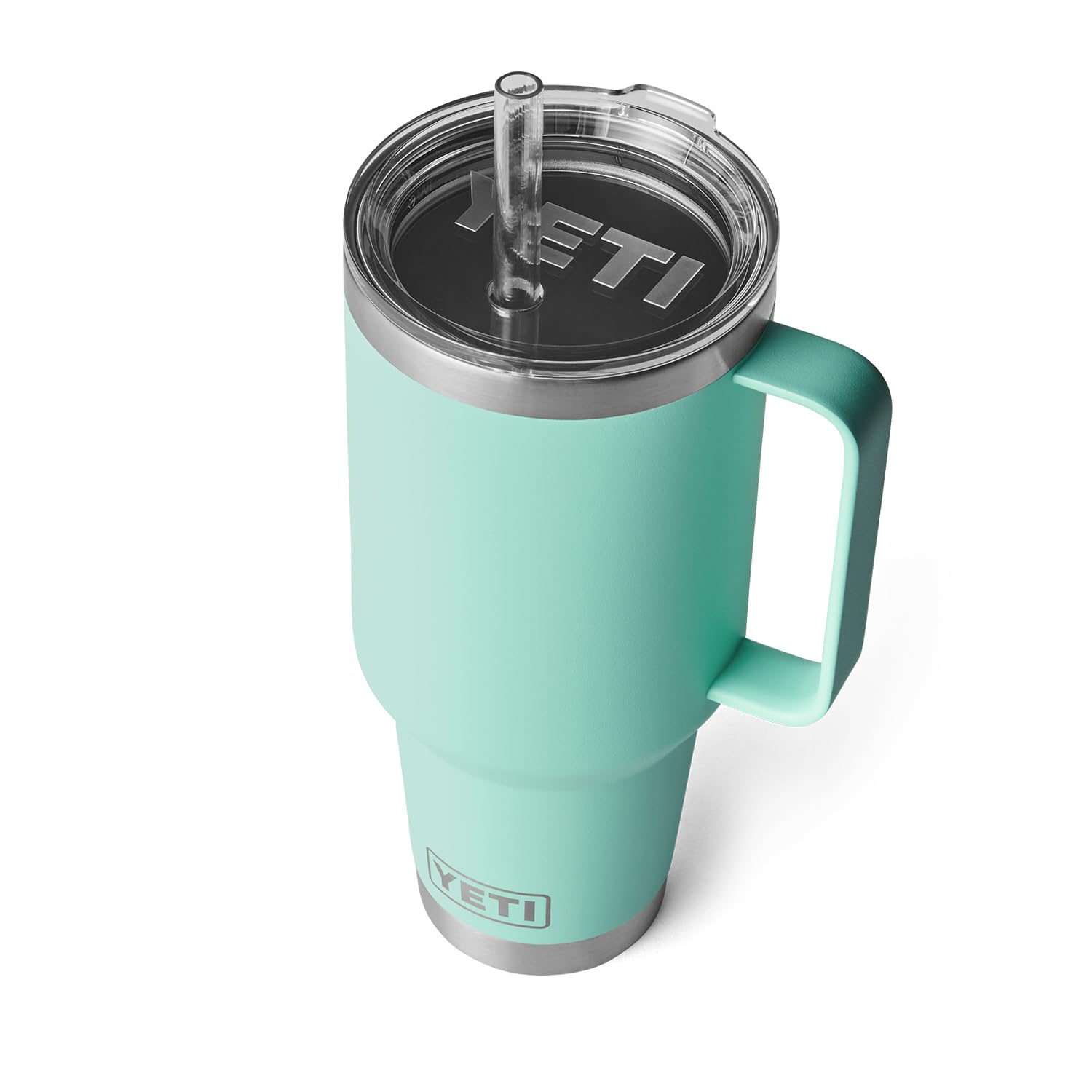 YETI Rambler Tumbler with Handle and Straw Lid, Vacuum Insulated Travel Mug, Stainless Steel
