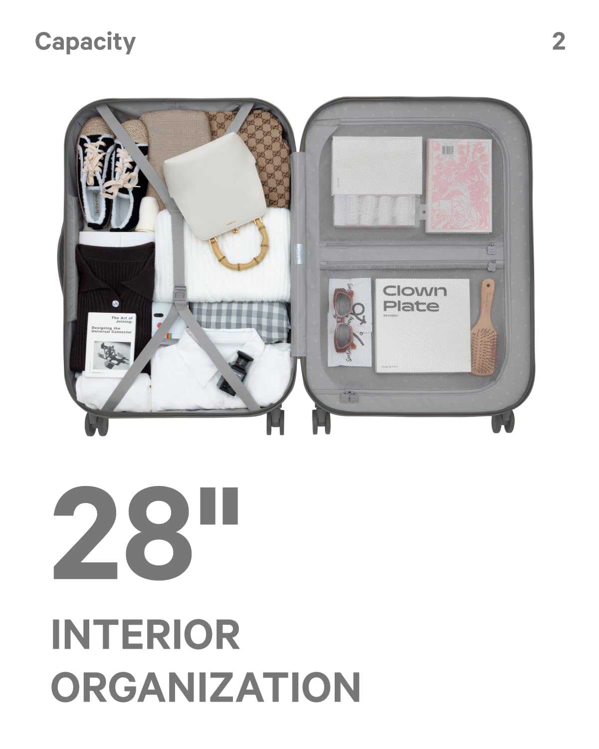 artrips Luggage with 8 Spinner Wheels,Lightweight Hardside Suitcase with Cover Protector,PC Hardshell Luggage,Travel Suitcase with Bread Design,TSA Lock,20/24/28inch